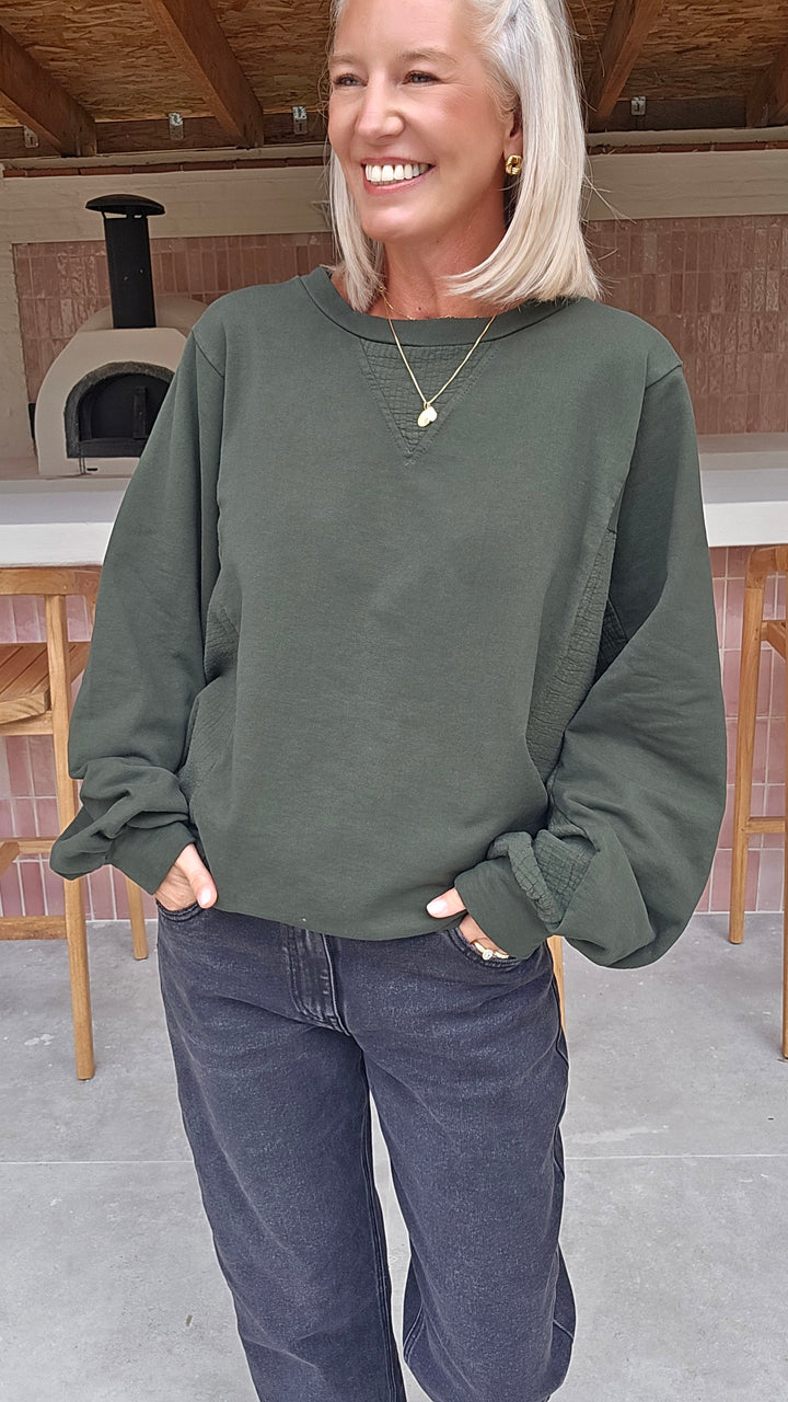 JENNAH sweatshirt khaki