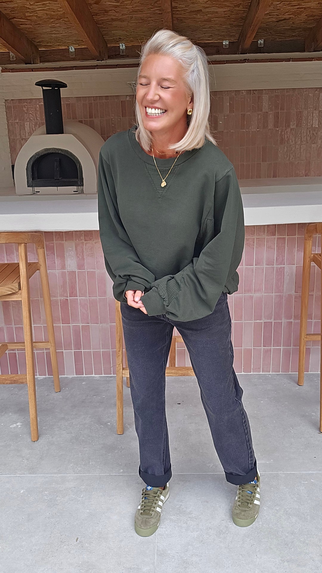 JENNAH sweatshirt khaki