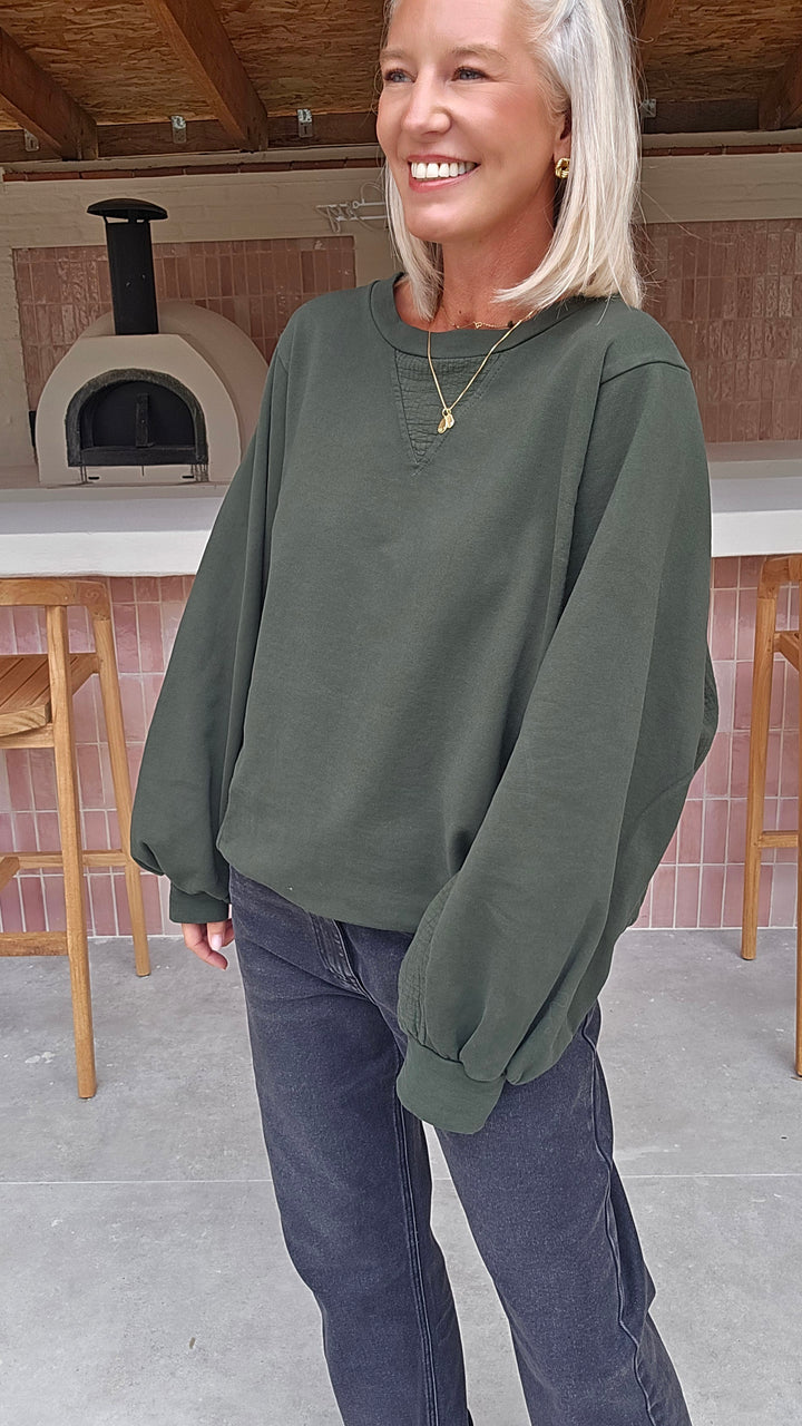 JENNAH sweatshirt khaki
