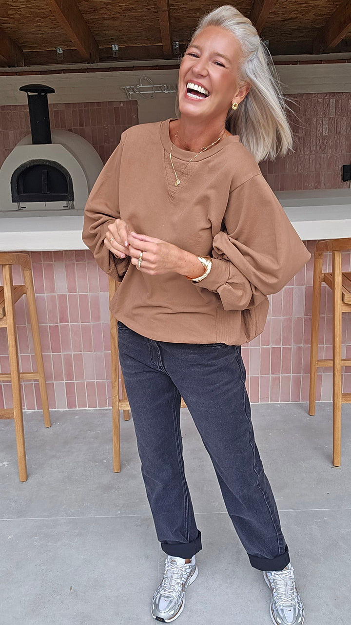 JENNAH sweatshirt camel