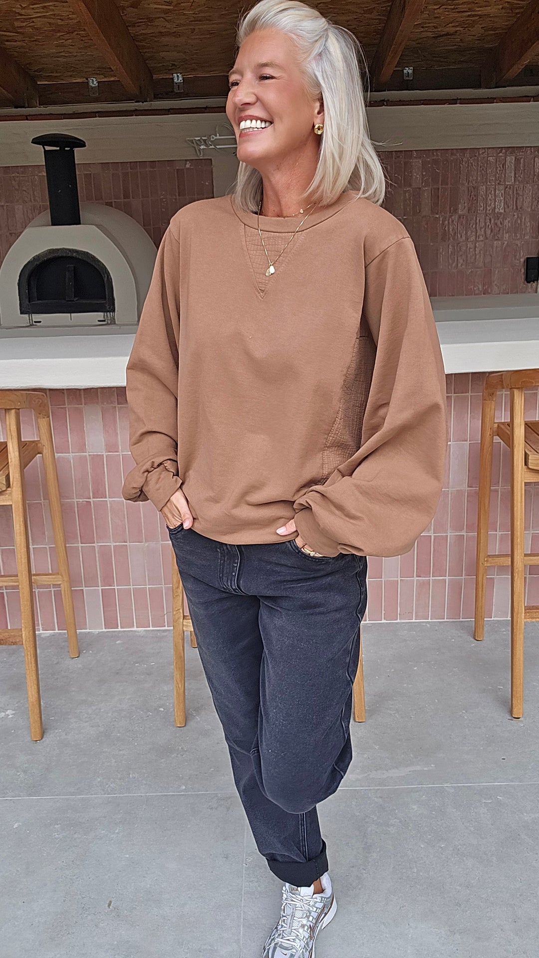 JENNAH sweatshirt camel