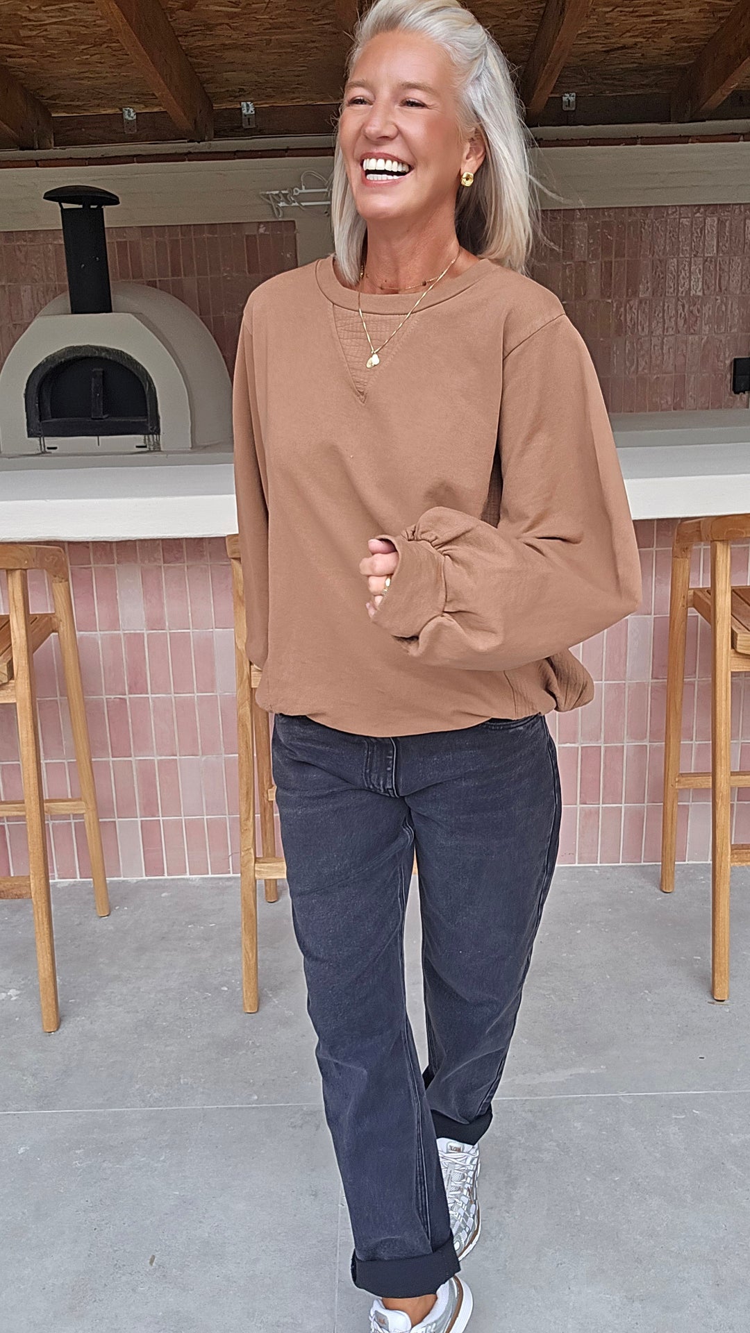JENNAH sweatshirt camel