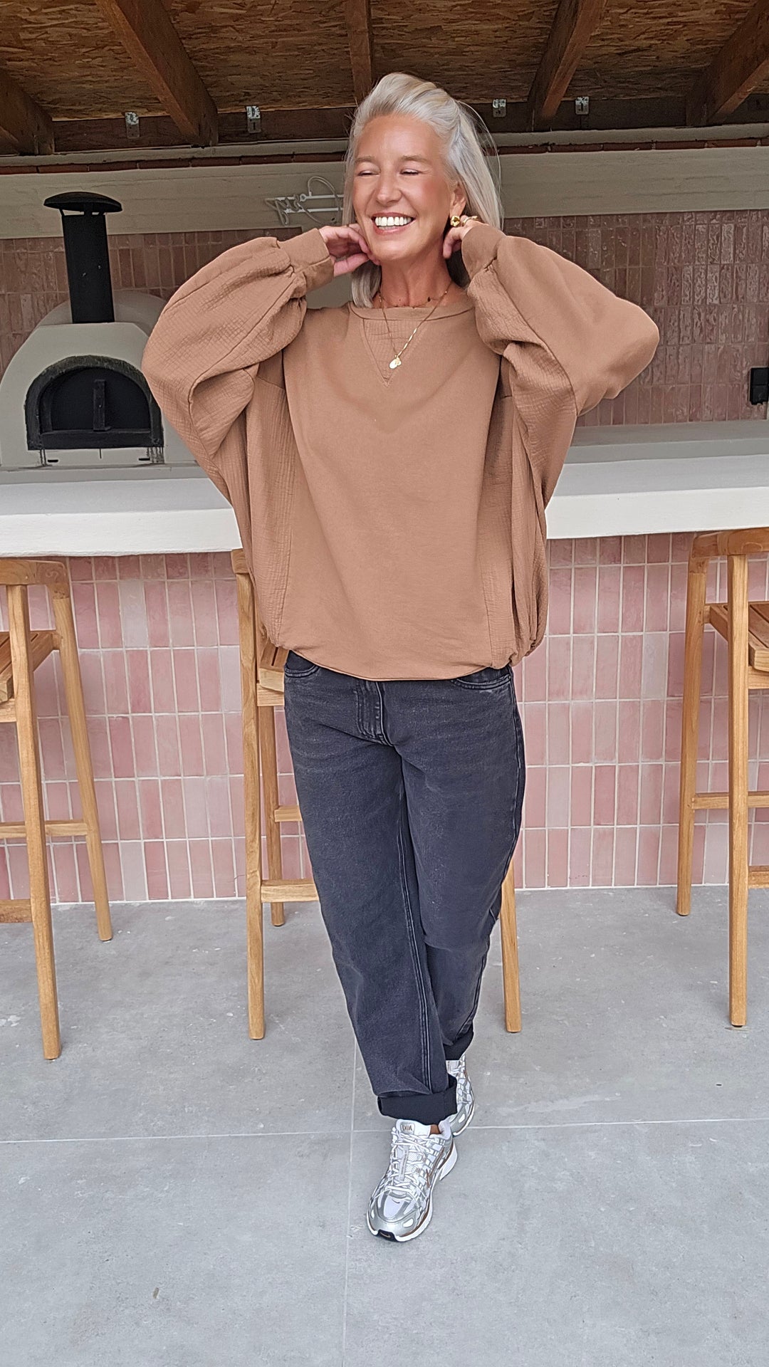 JENNAH sweatshirt camel
