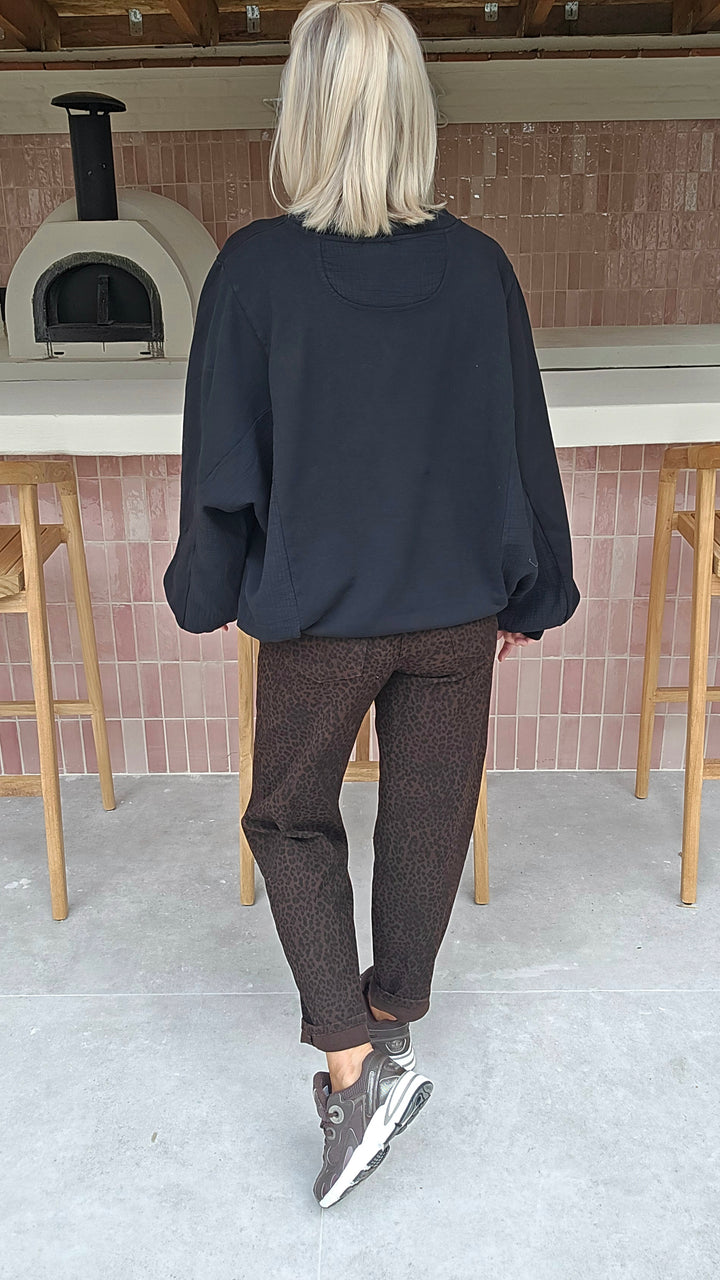 JENNAH sweatshirt black