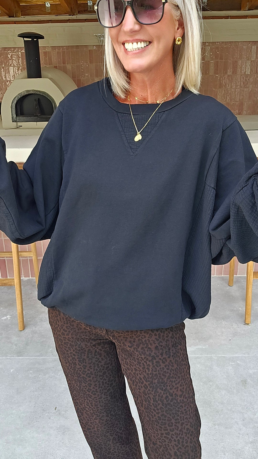 JENNAH sweatshirt black