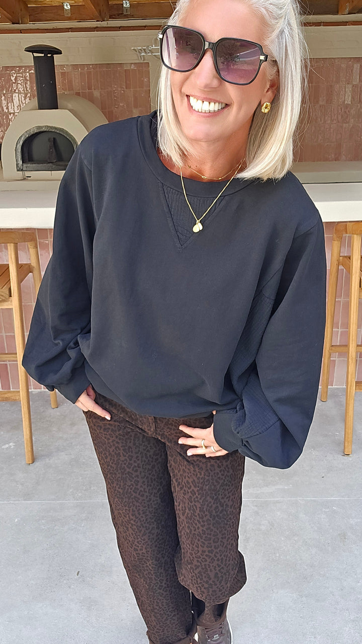 JENNAH sweatshirt black