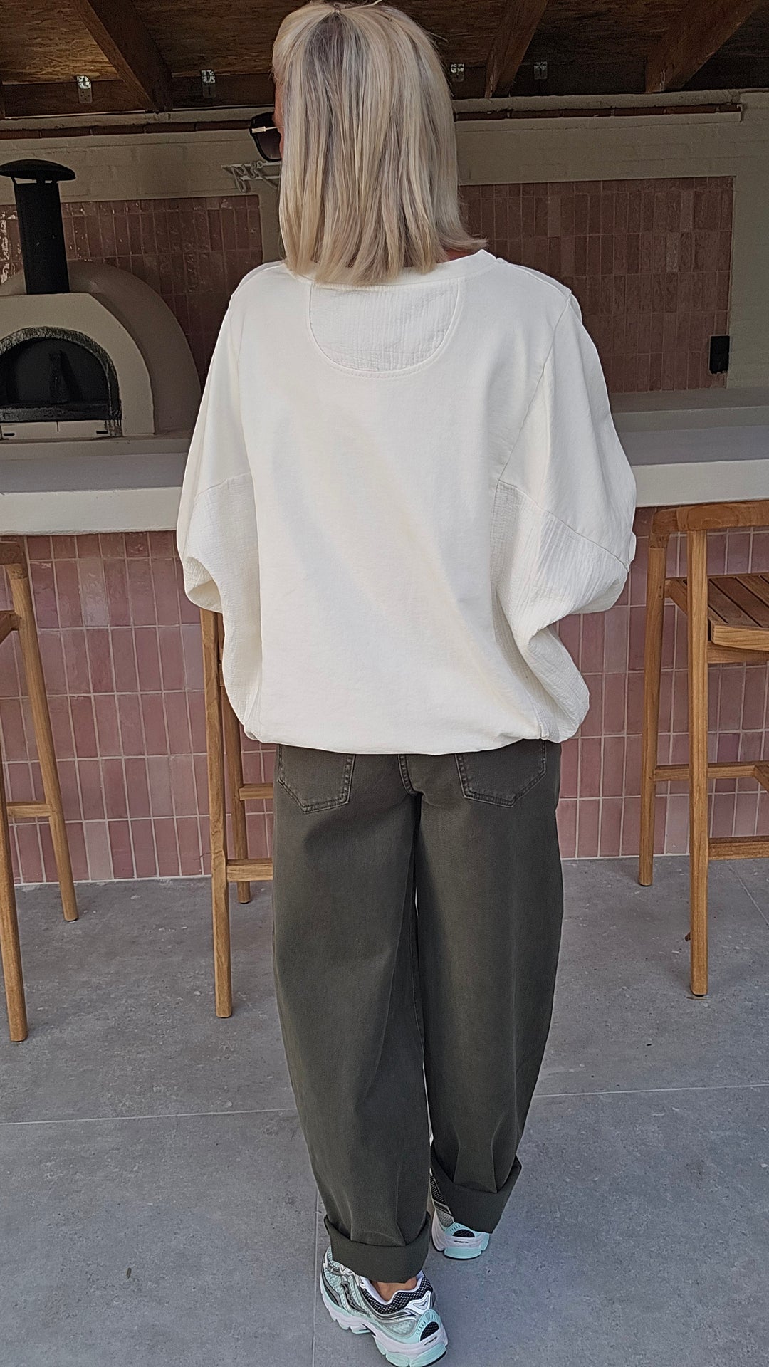 JENNAH sweatshirt ecru