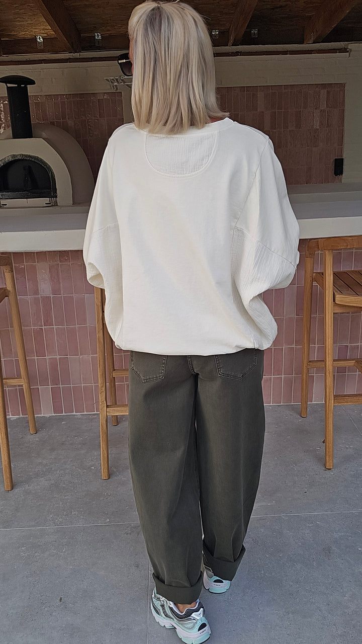 JENNAH sweatshirt ecru