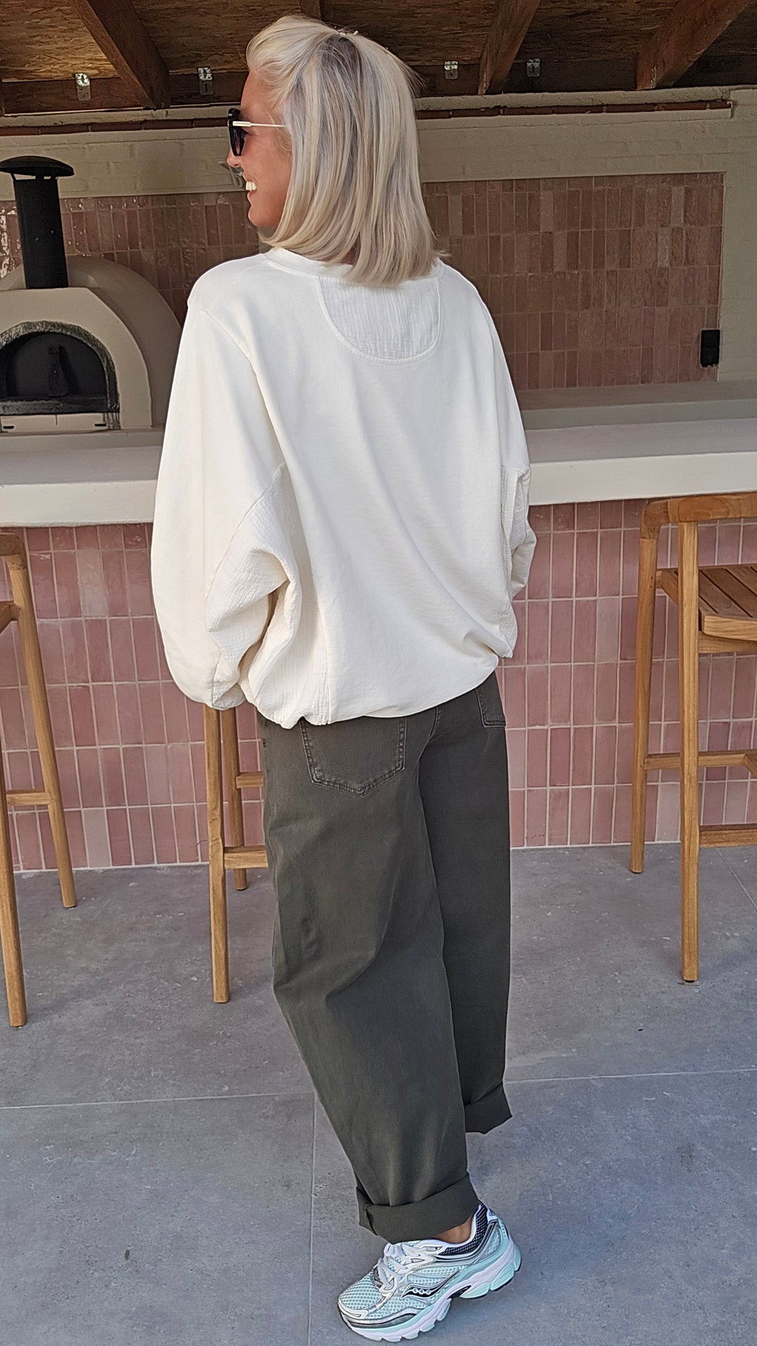 JENNAH sweatshirt ecru