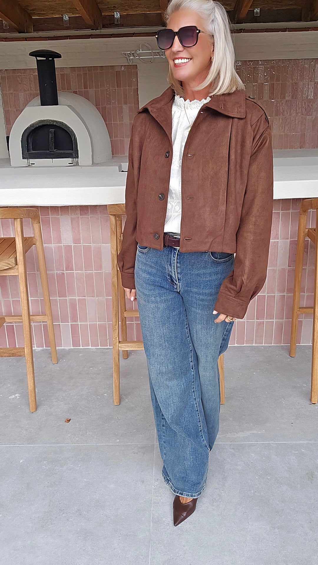 EVELYN jacket chocolat