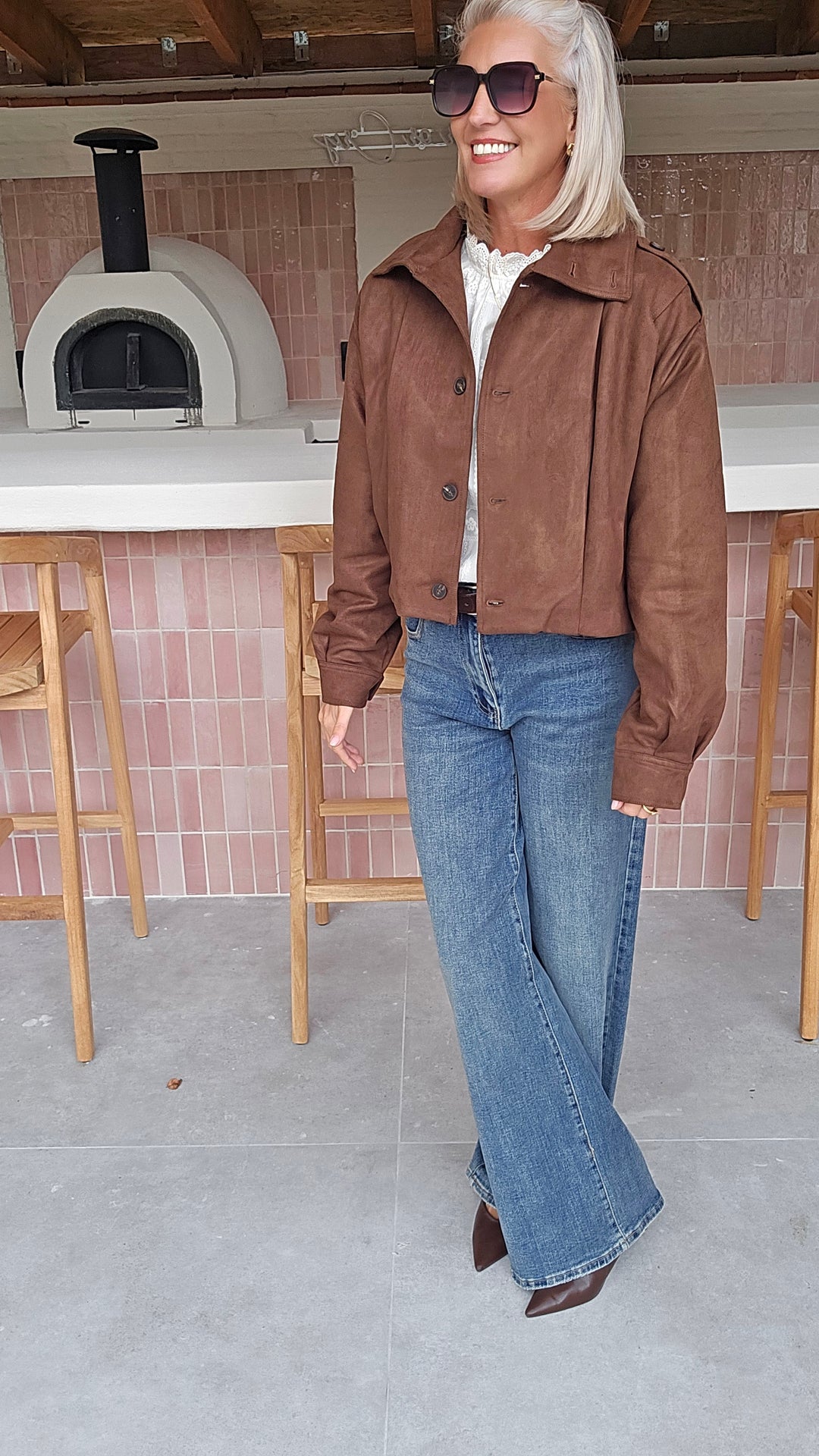 EVELYN jacket chocolat