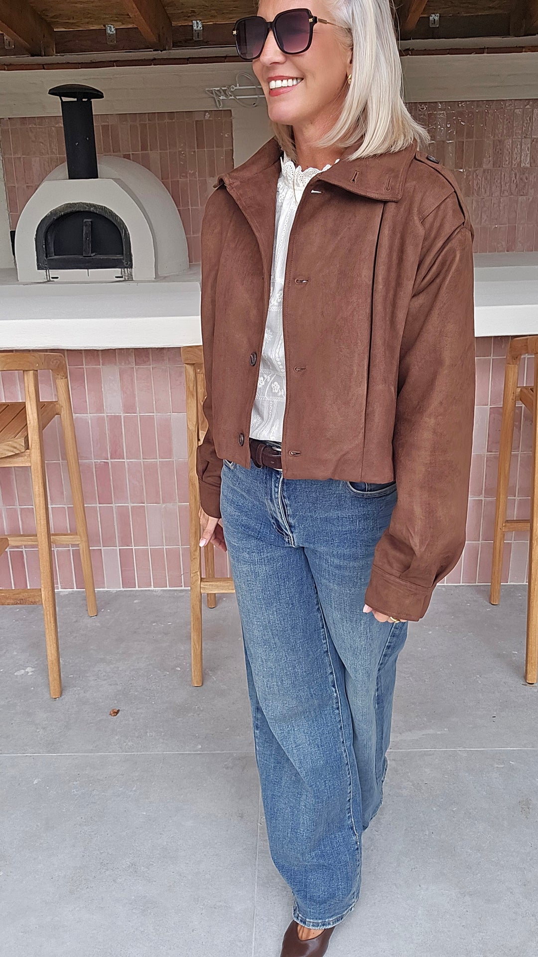 EVELYN jacket chocolat