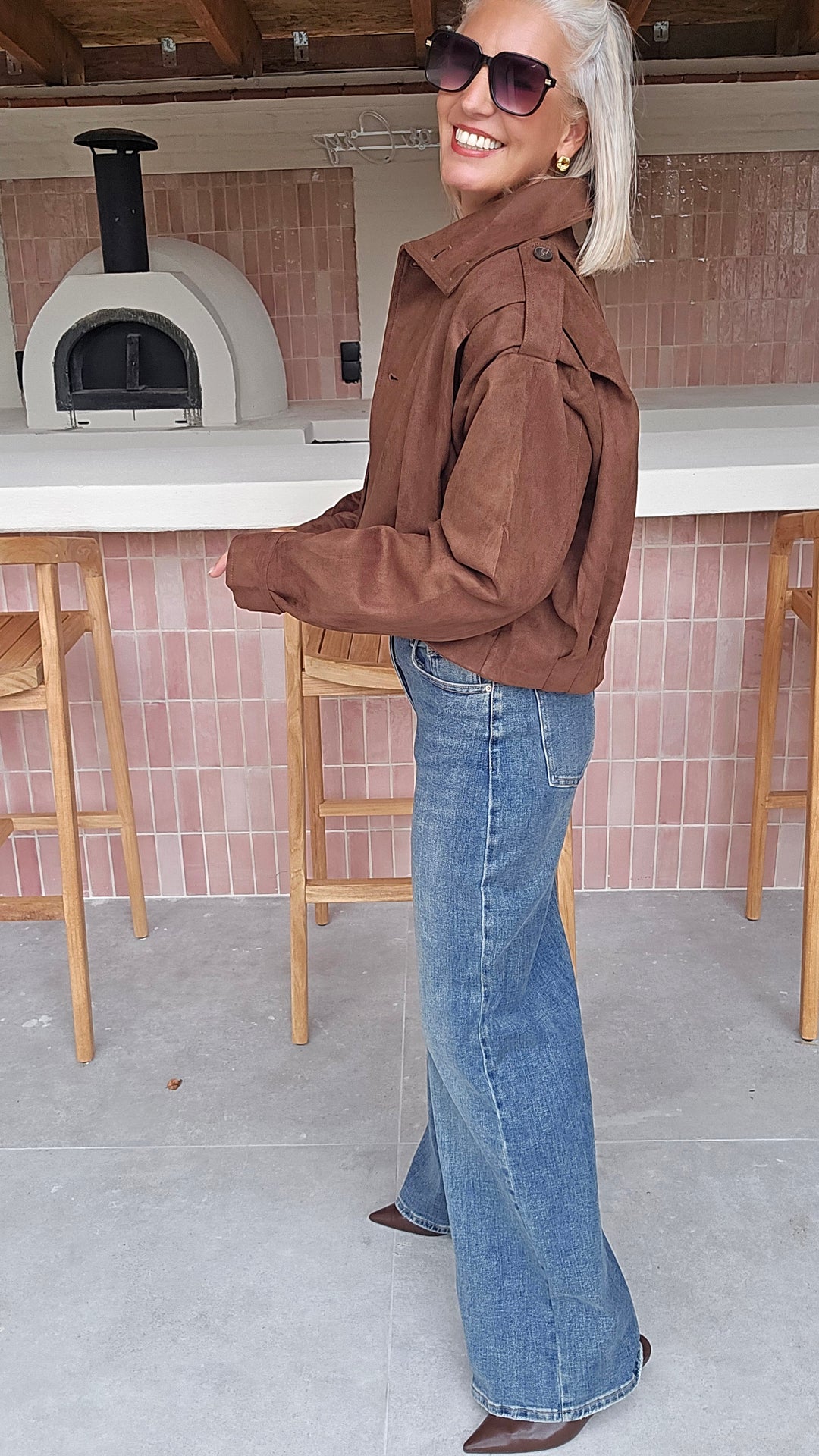 EVELYN jacket chocolat