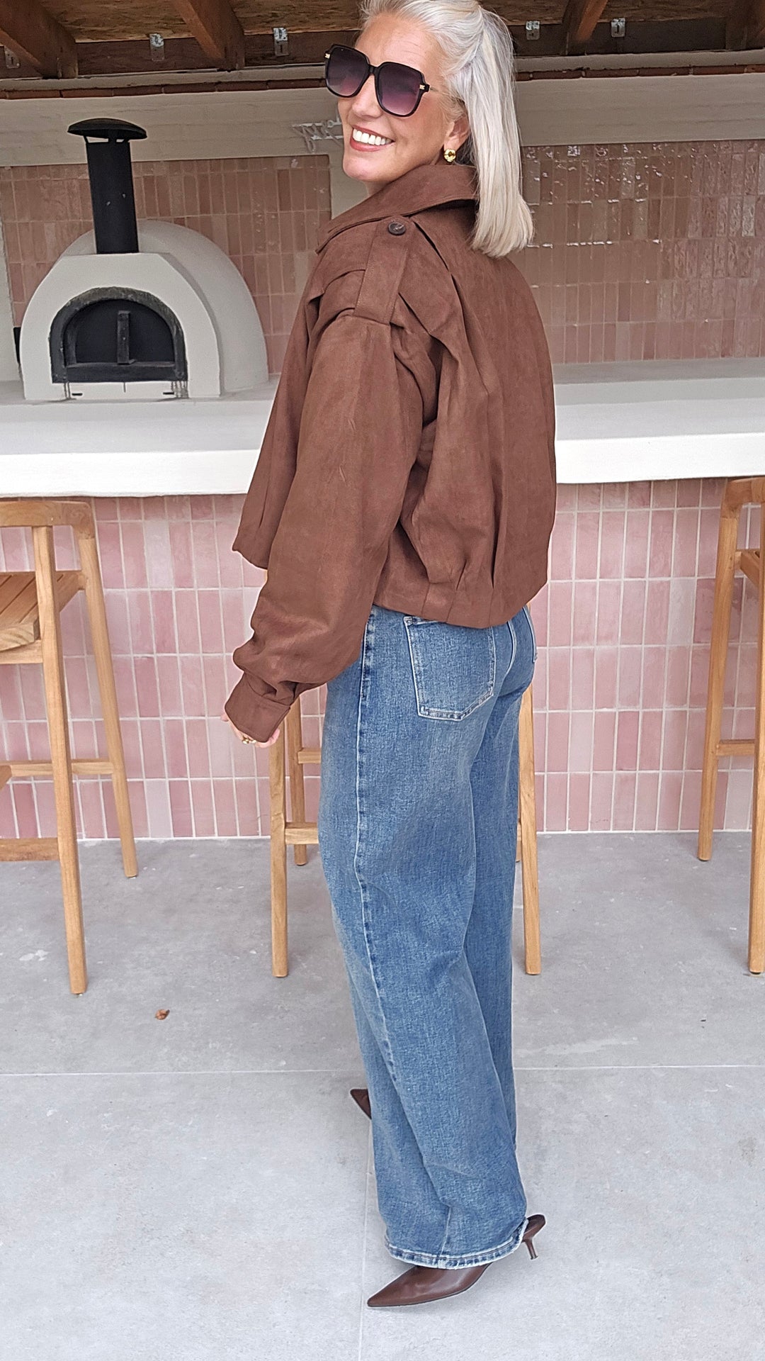 EVELYN jacket chocolat