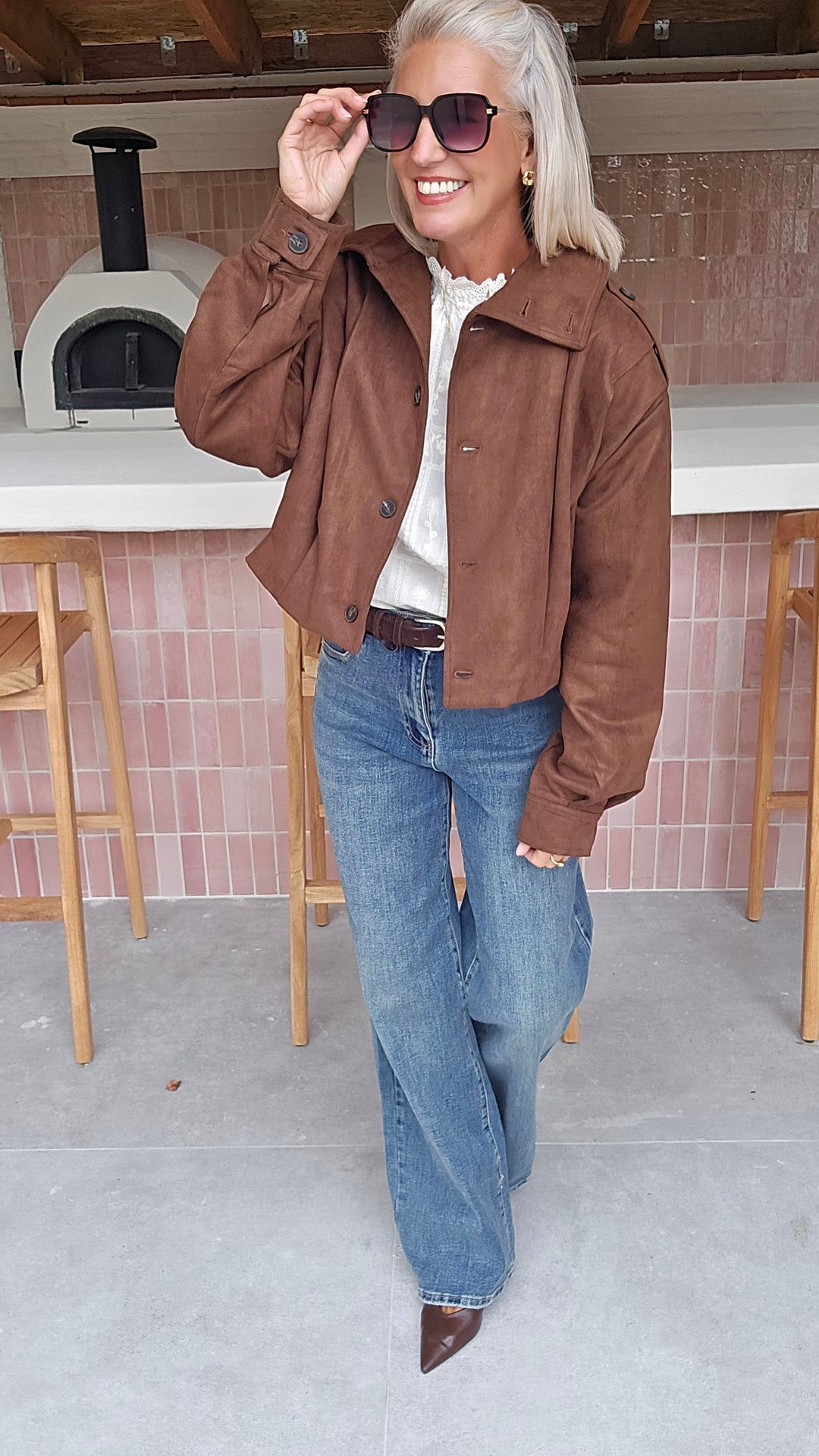 EVELYN jacket chocolat