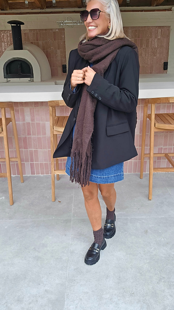 TESS denim dress blue