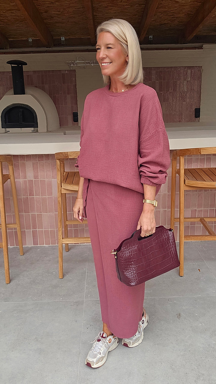 ZARA sweatshirt old pink