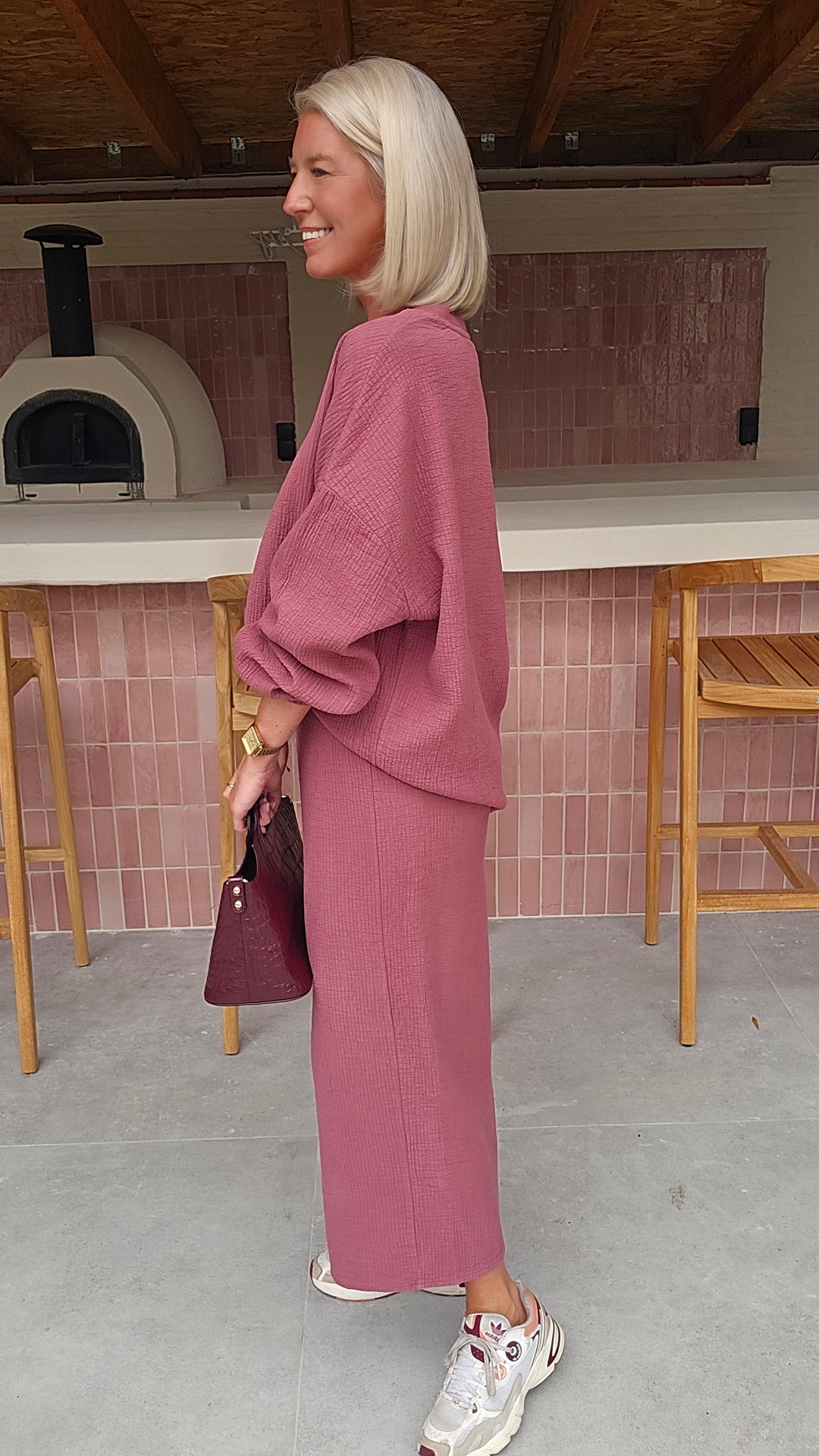 ZARA sweatshirt old pink