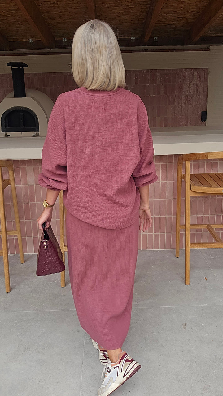 ZARA sweatshirt old pink