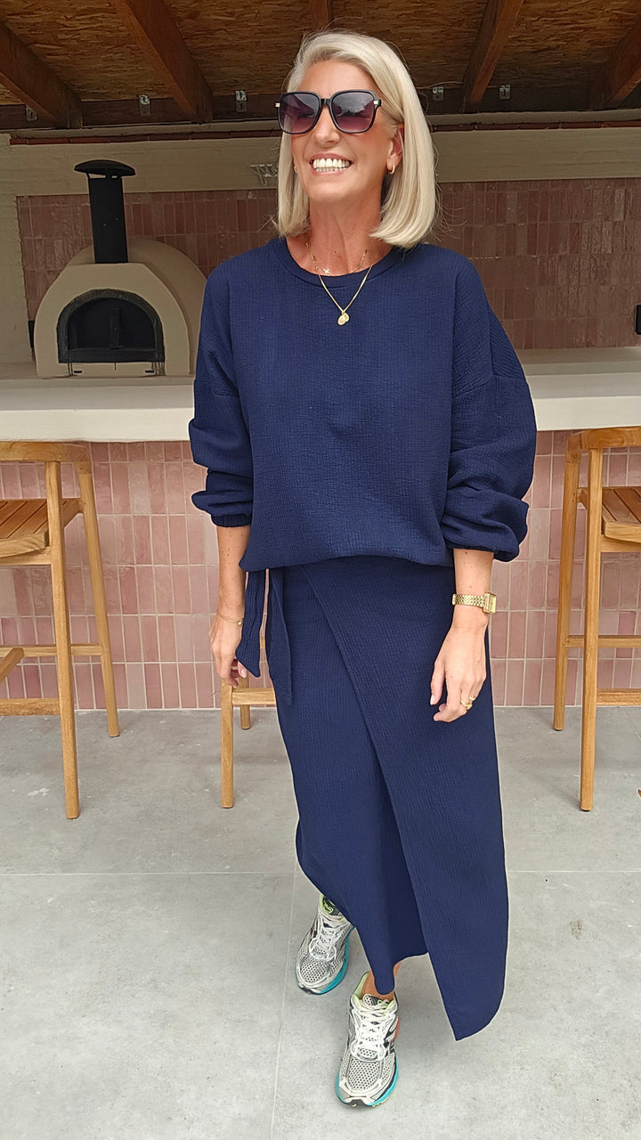 ZARA sweatshirt navy