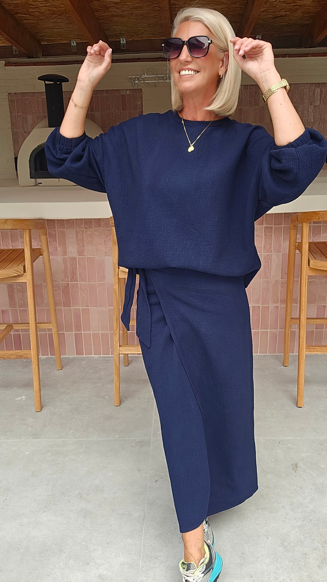 ZARA sweatshirt navy