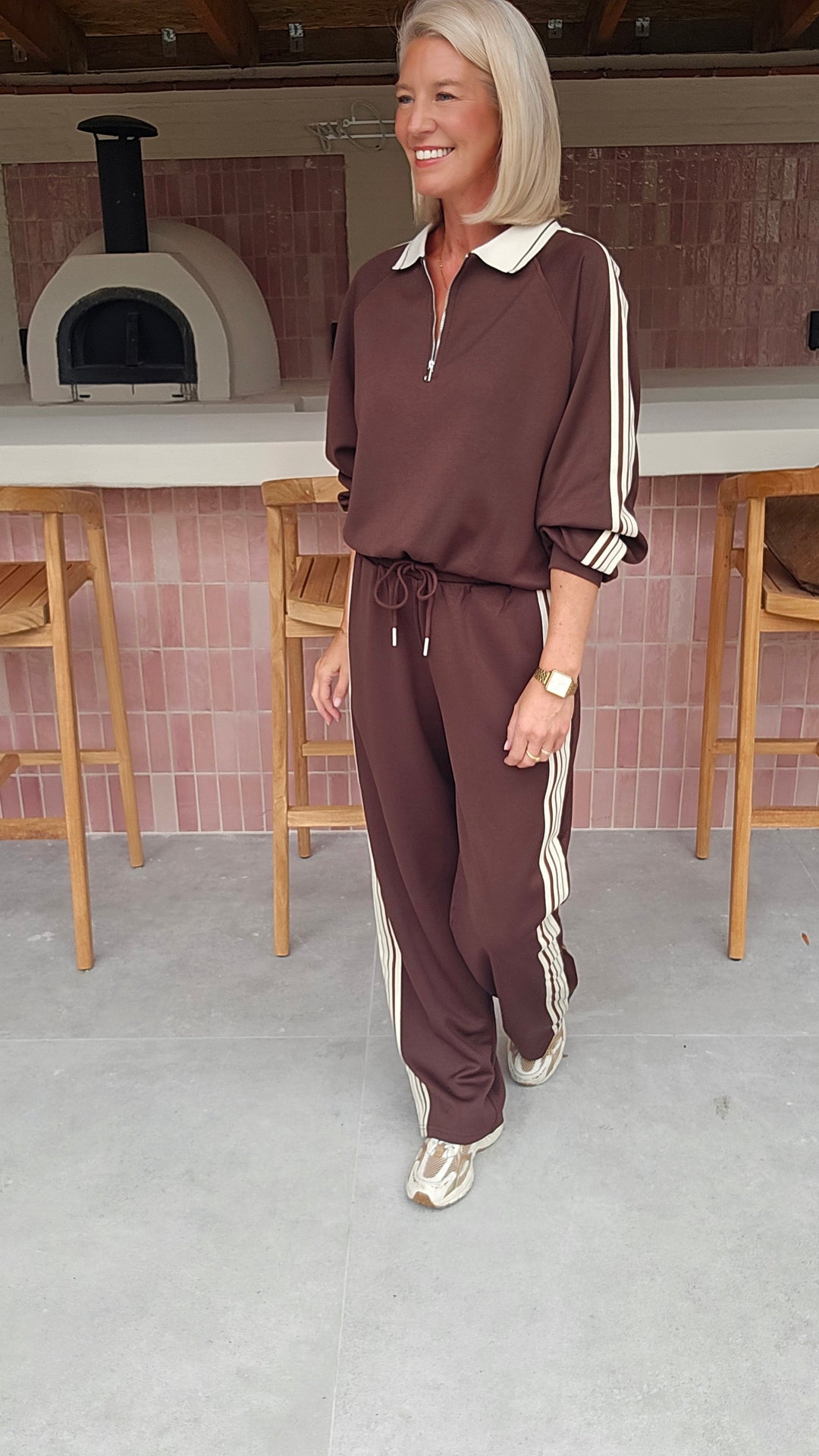 NADI jogger set chocolat