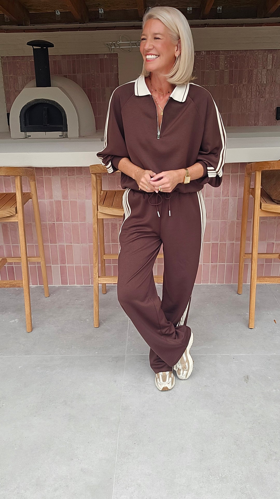 NADI jogger set chocolat