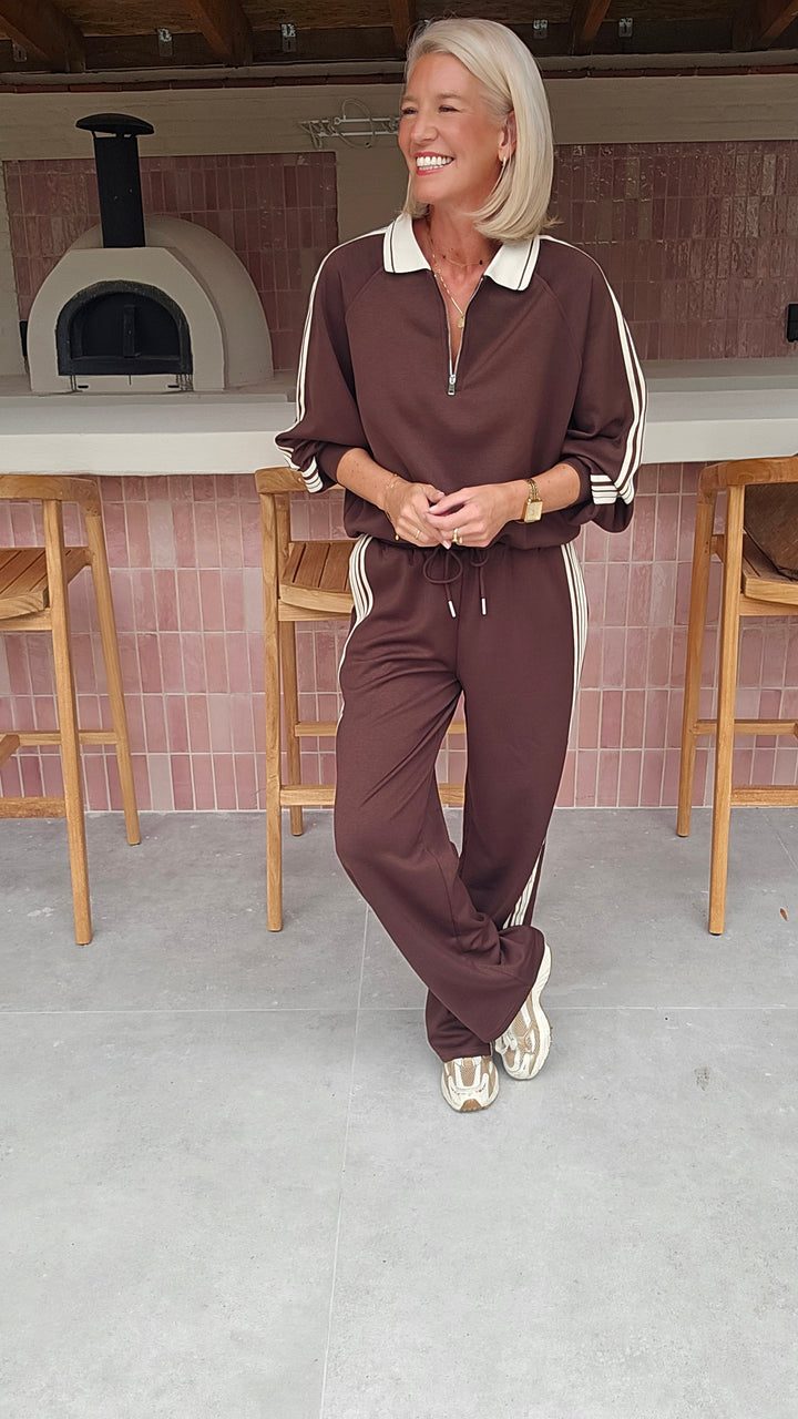 NADI jogger set chocolat
