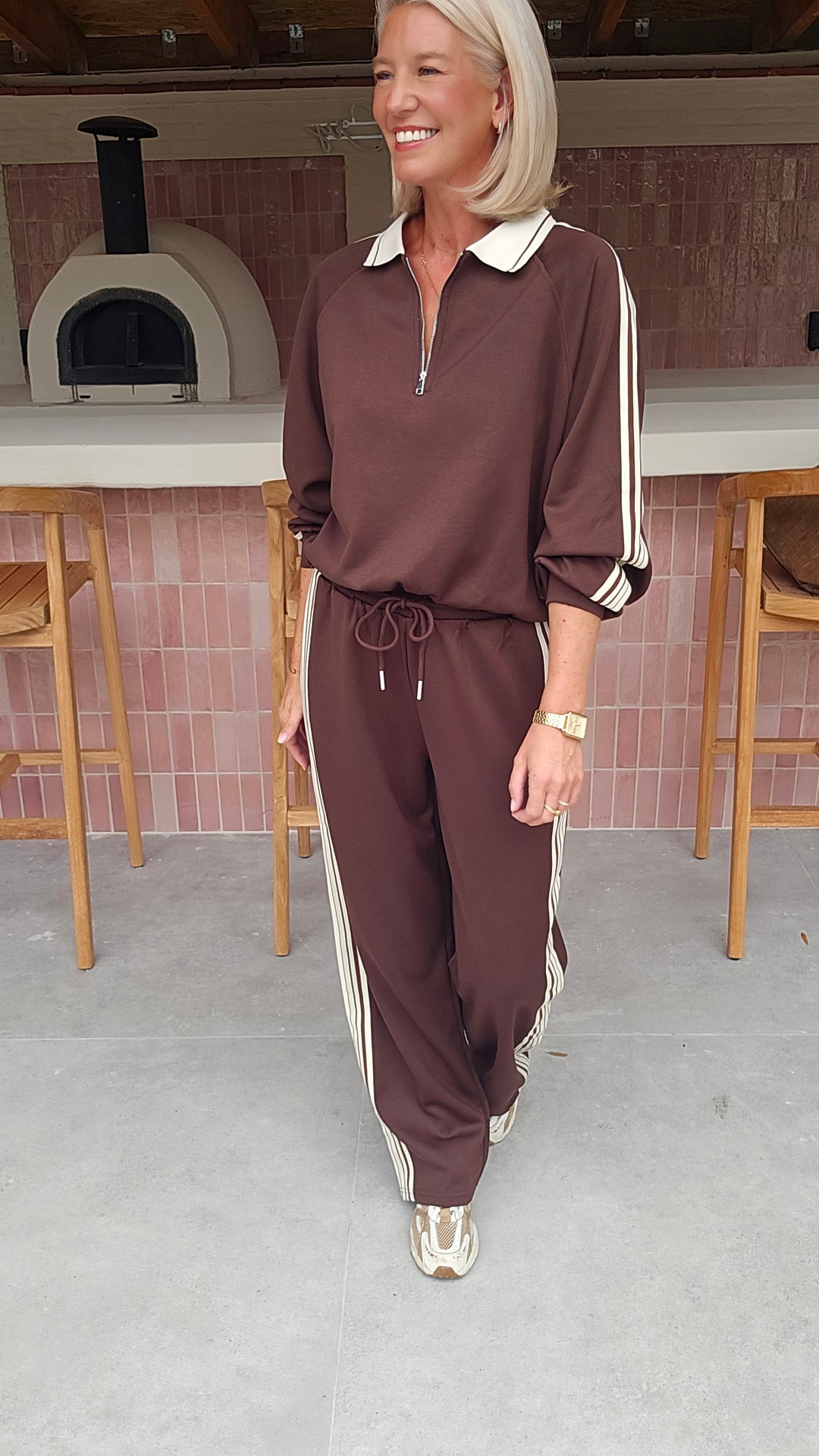 NADI jogger set chocolat