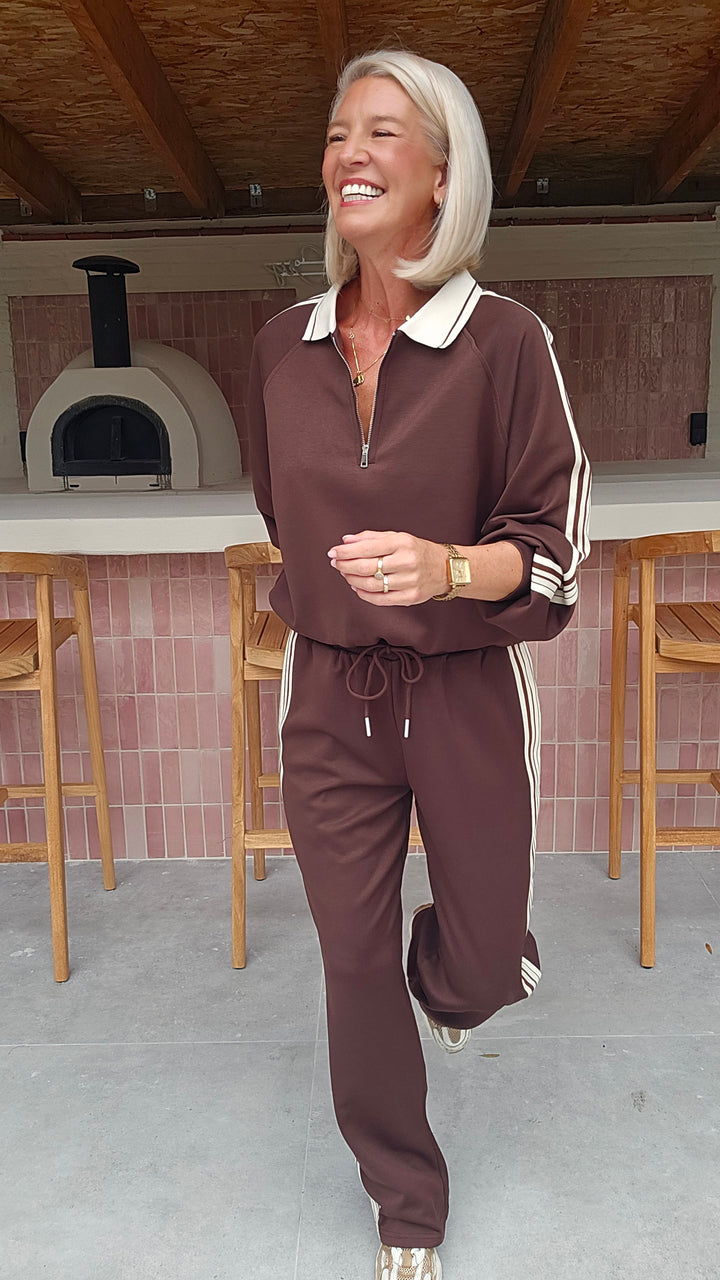 NADI jogger set chocolat