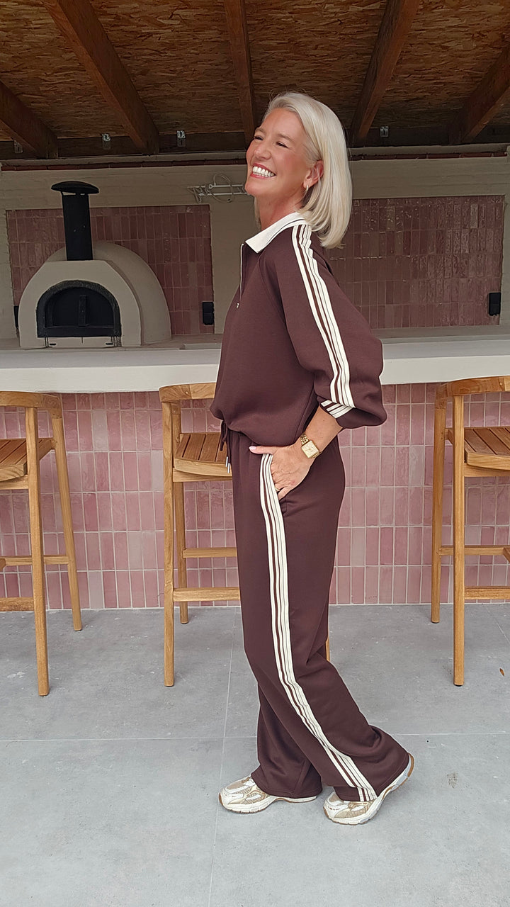 NADI jogger set chocolat