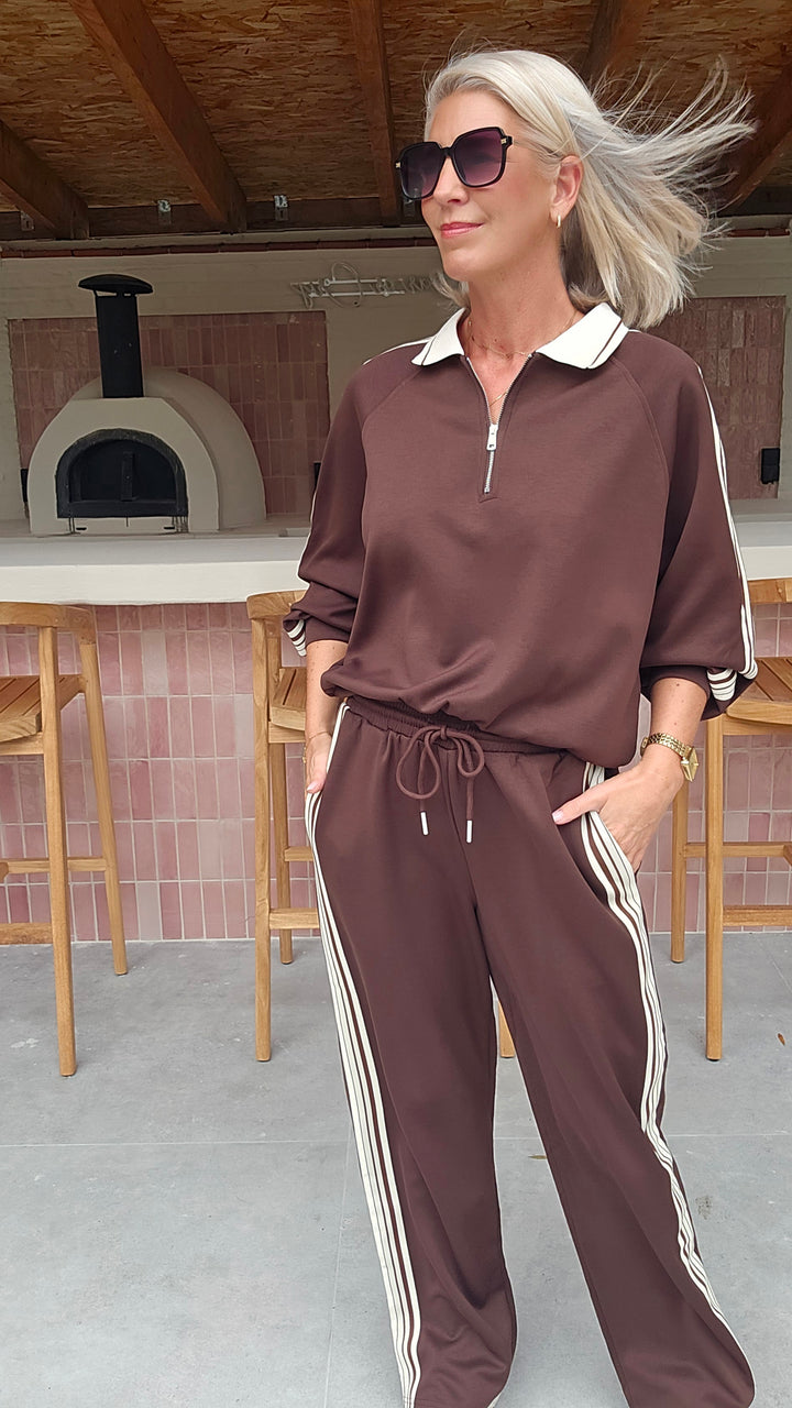 NADI jogger set chocolat