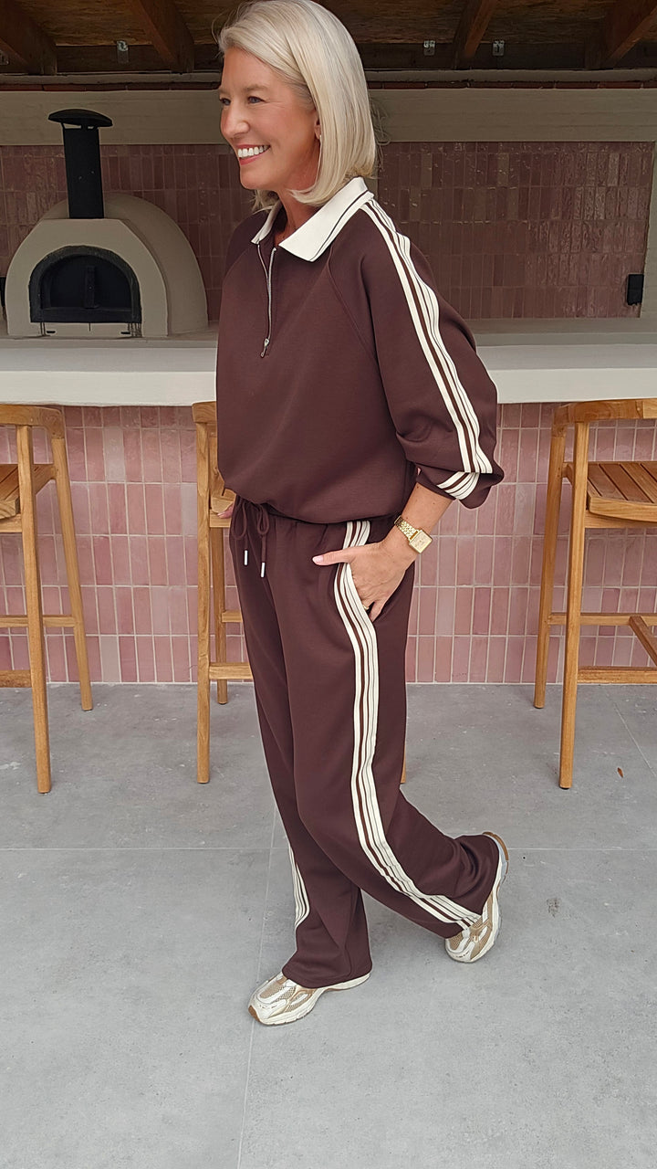 NADI jogger set chocolat
