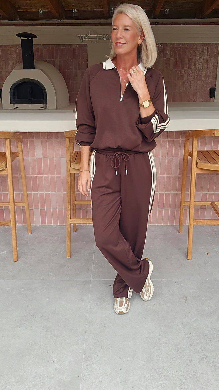 NADI jogger set chocolat