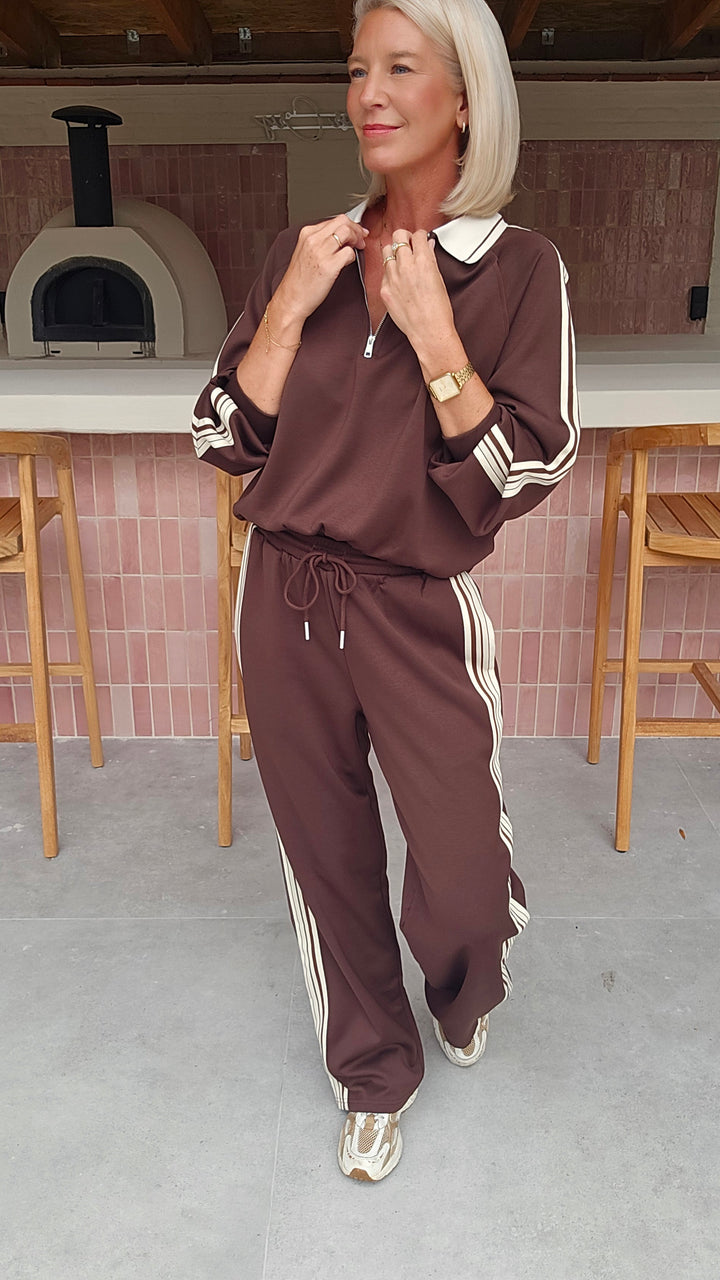 NADI jogger set chocolat