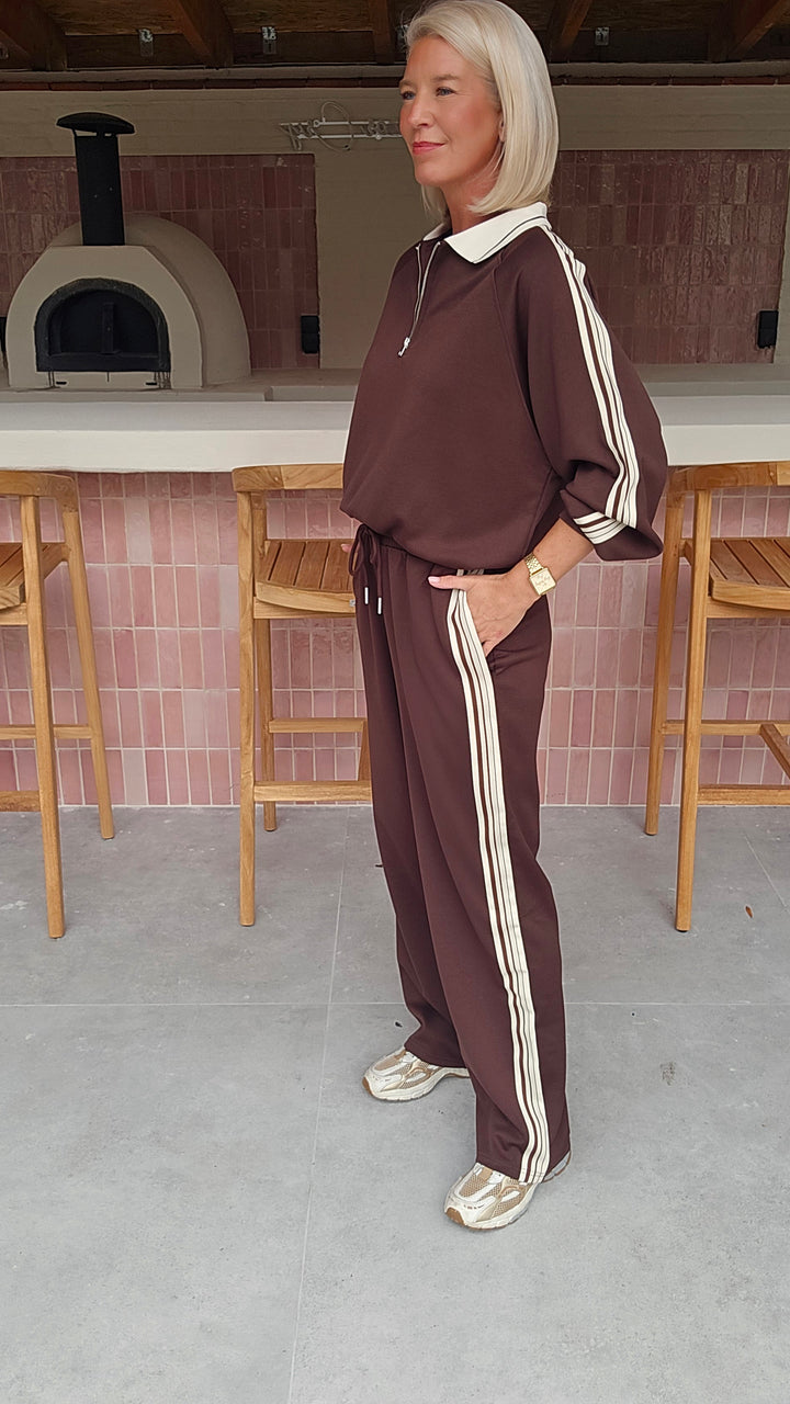 NADI jogger set chocolat