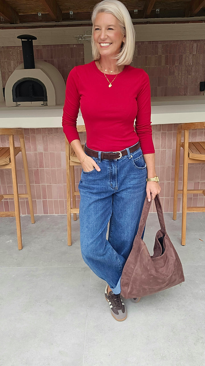 ÉLISE longsleeve red