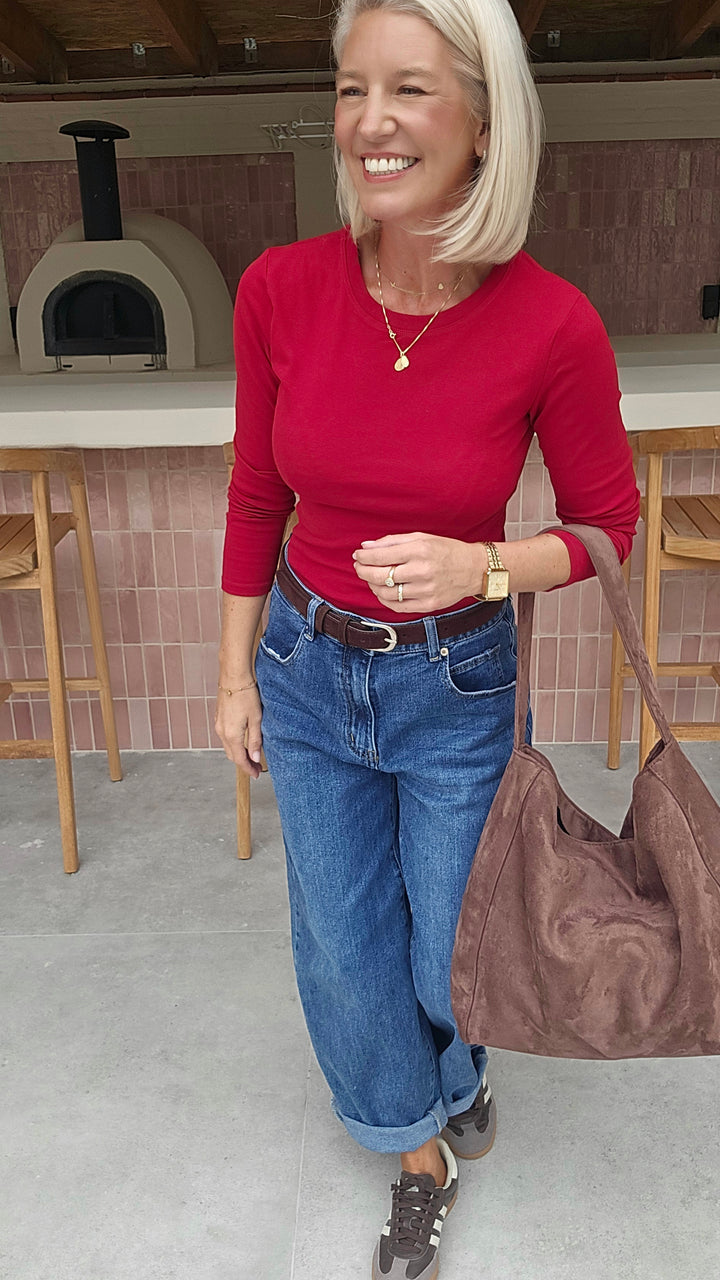 ÉLISE longsleeve red