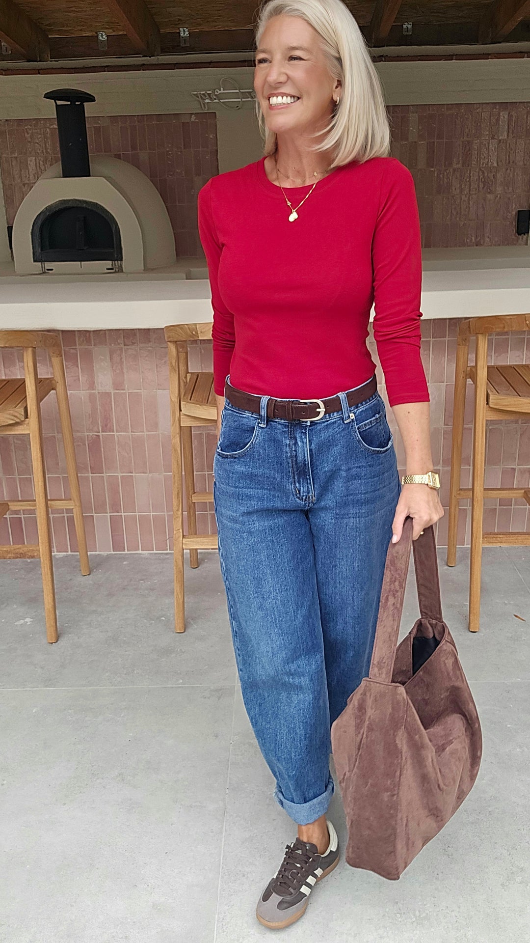 ÉLISE longsleeve red