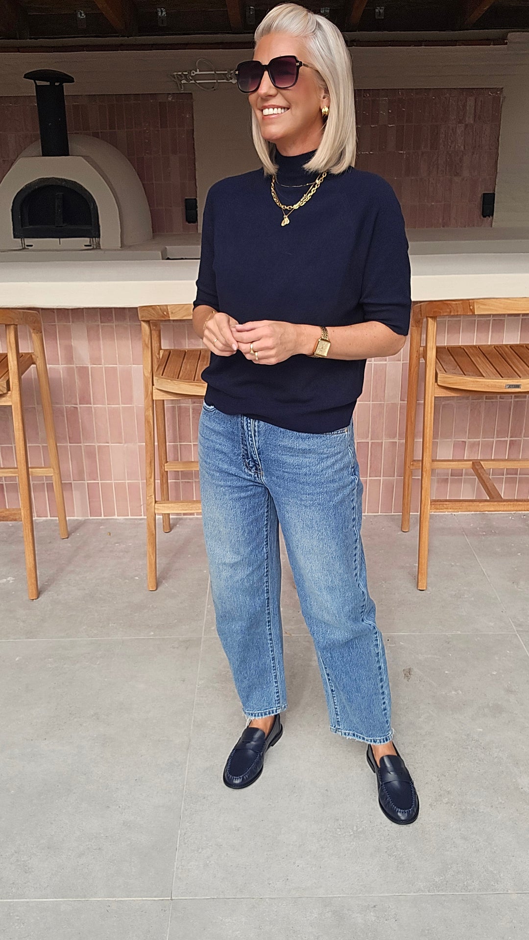 YSABEL knit navy