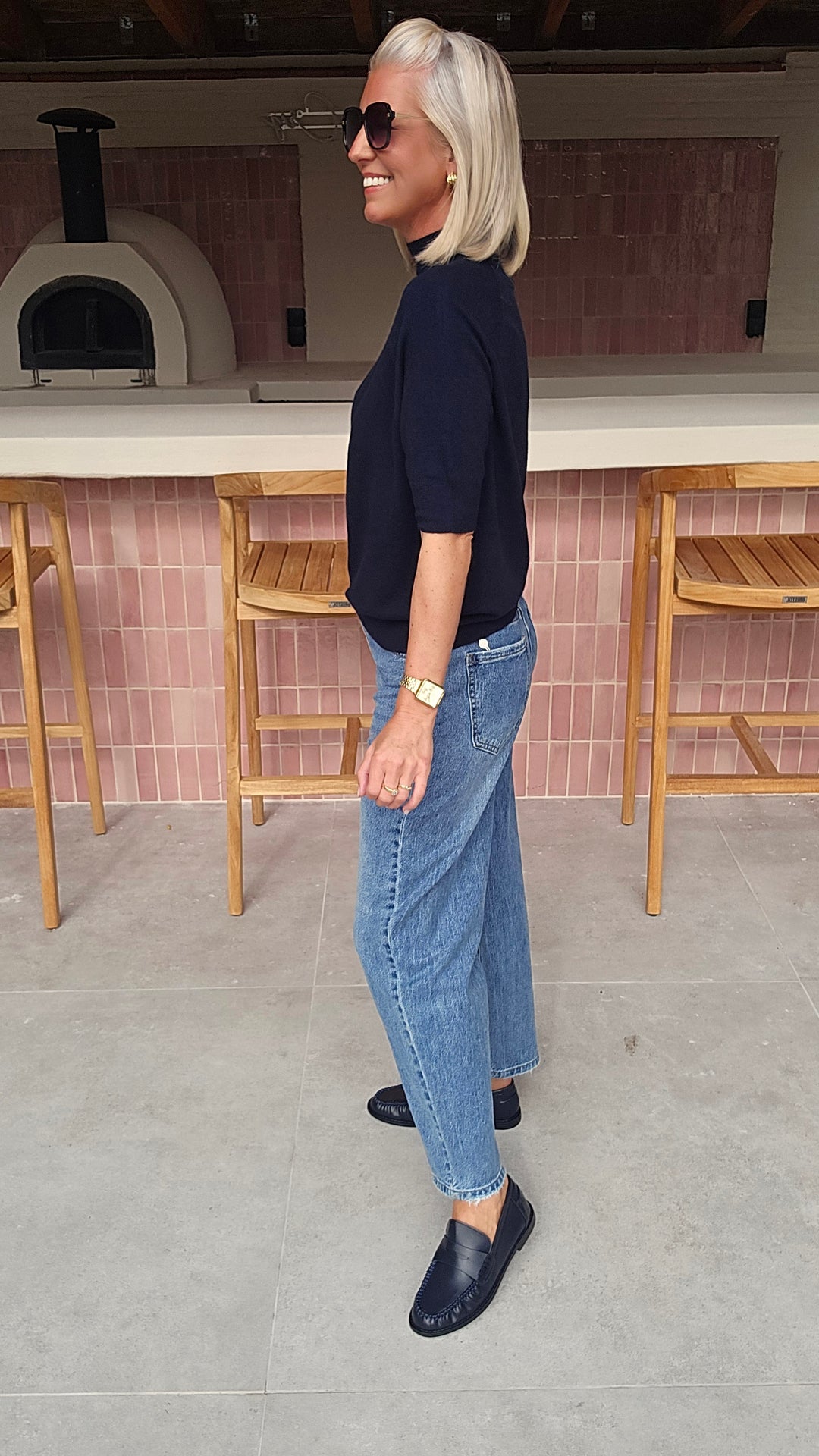 YSABEL knit navy