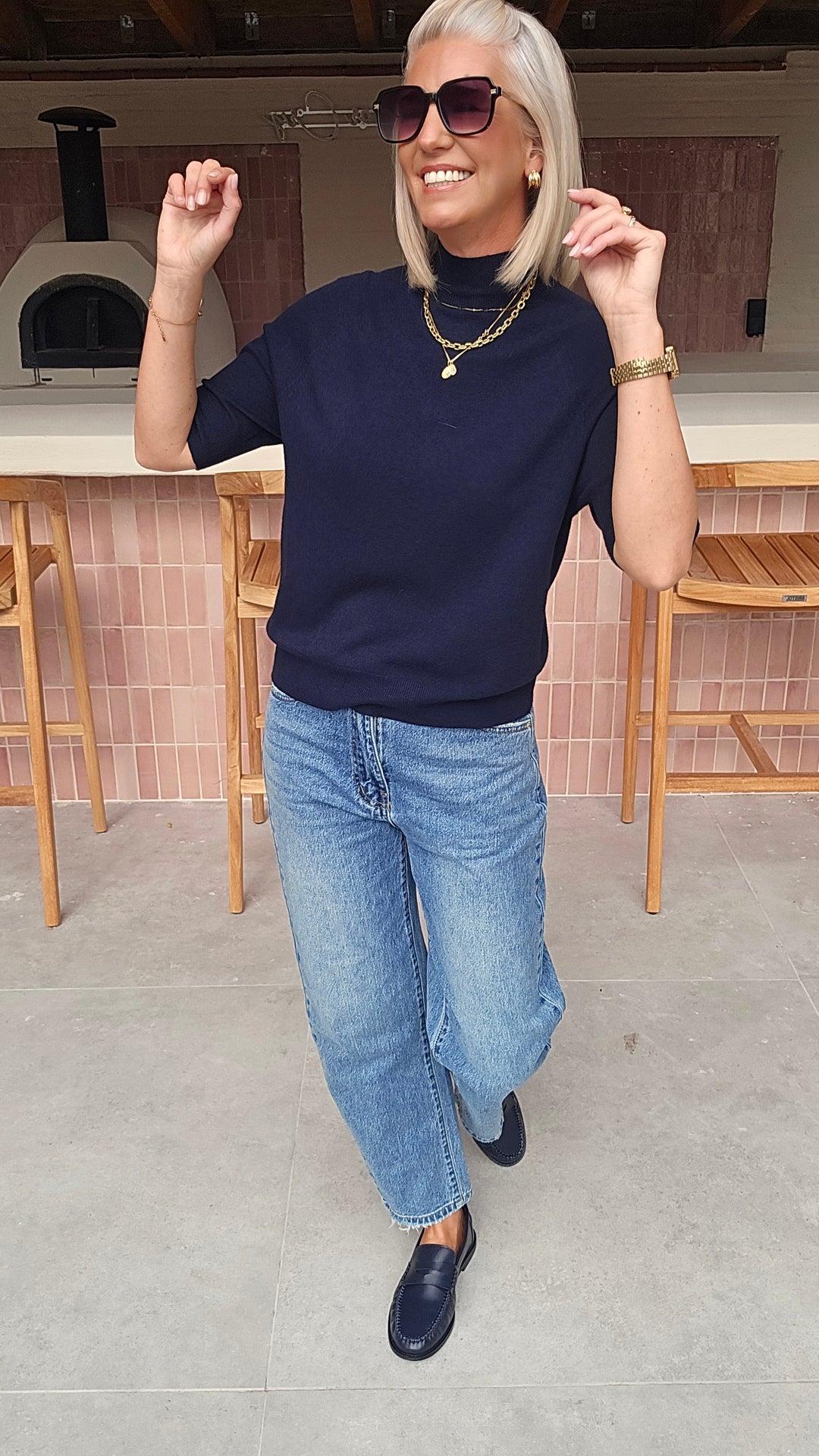 YSABEL knit navy
