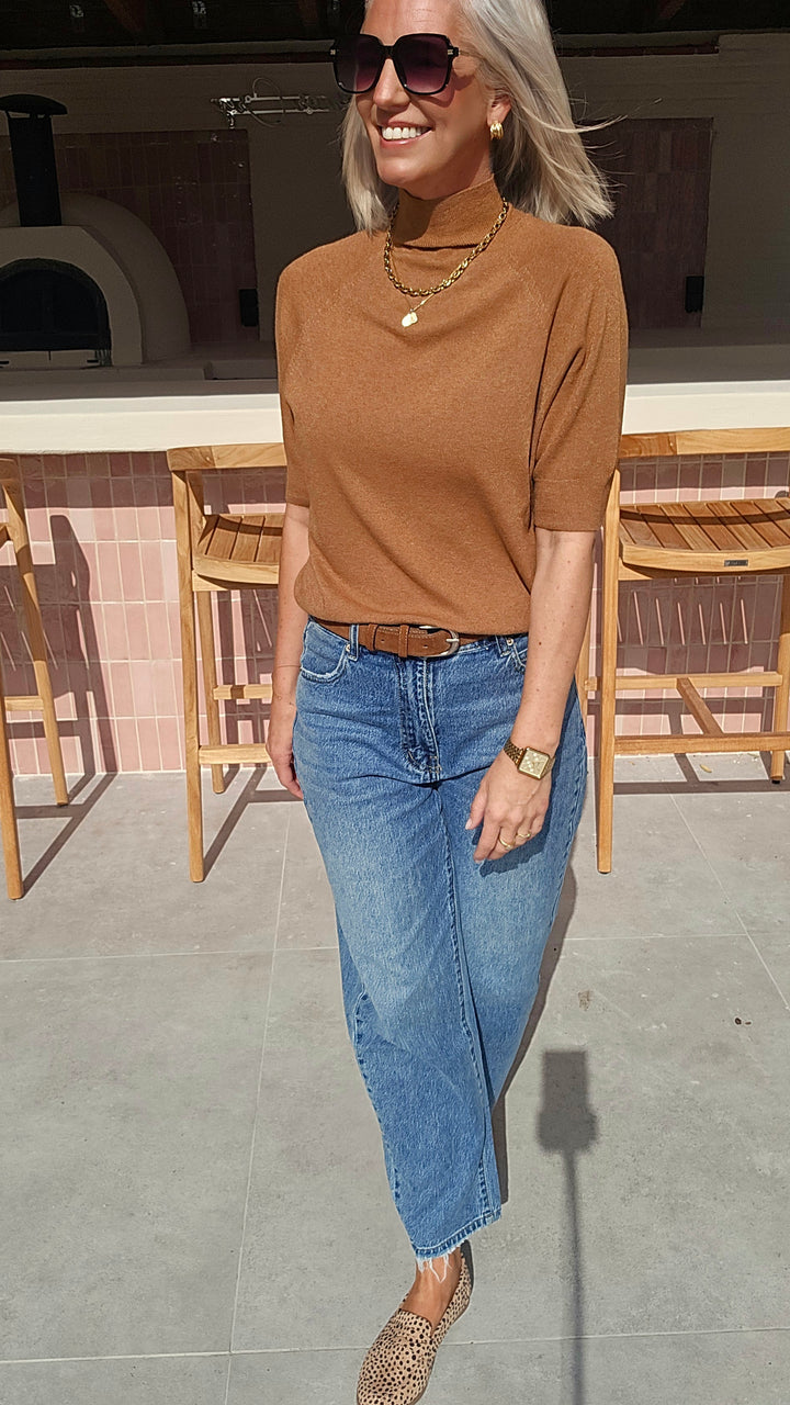 YSABEL knit tobacco