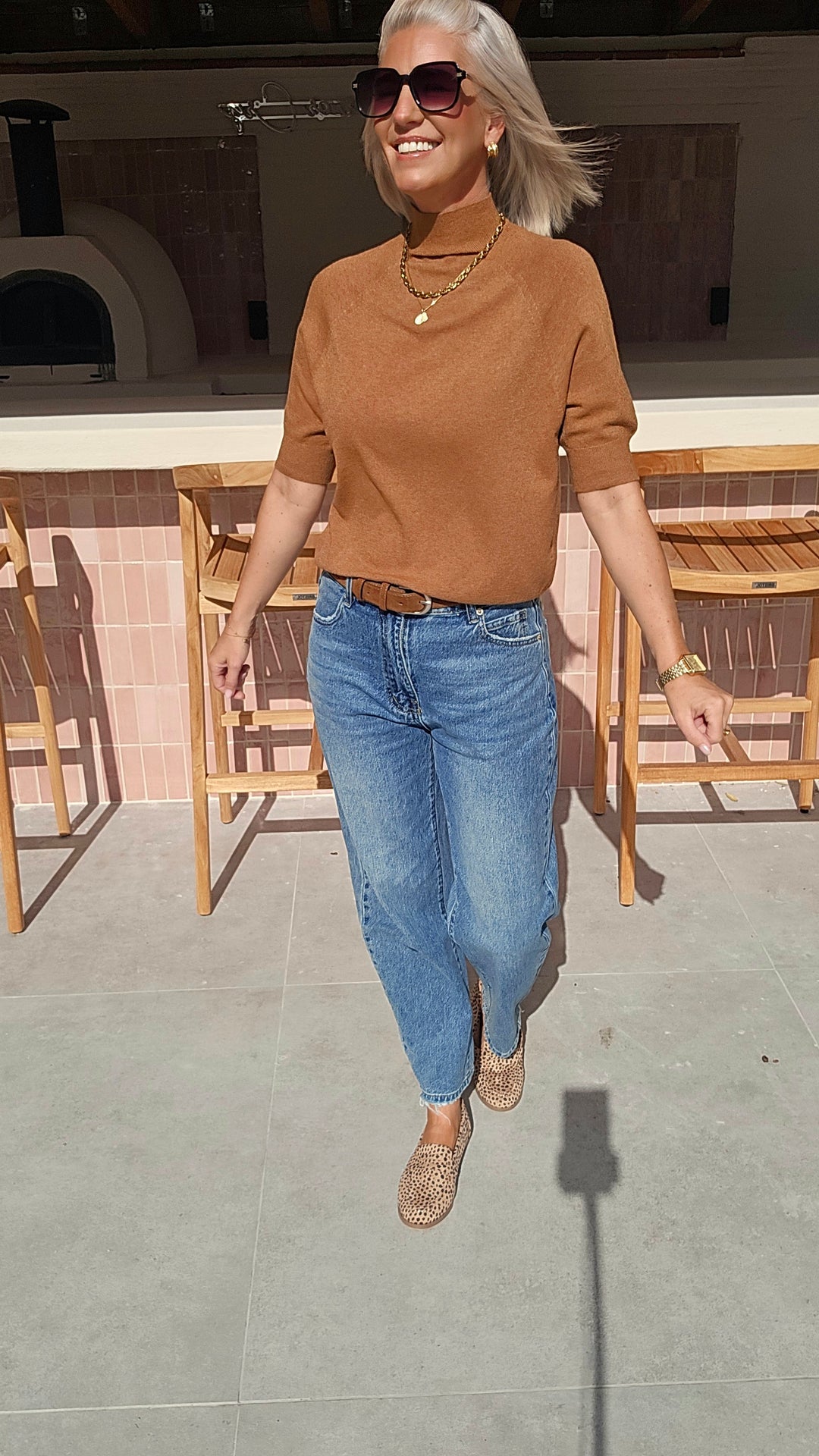 YSABEL knit tobacco