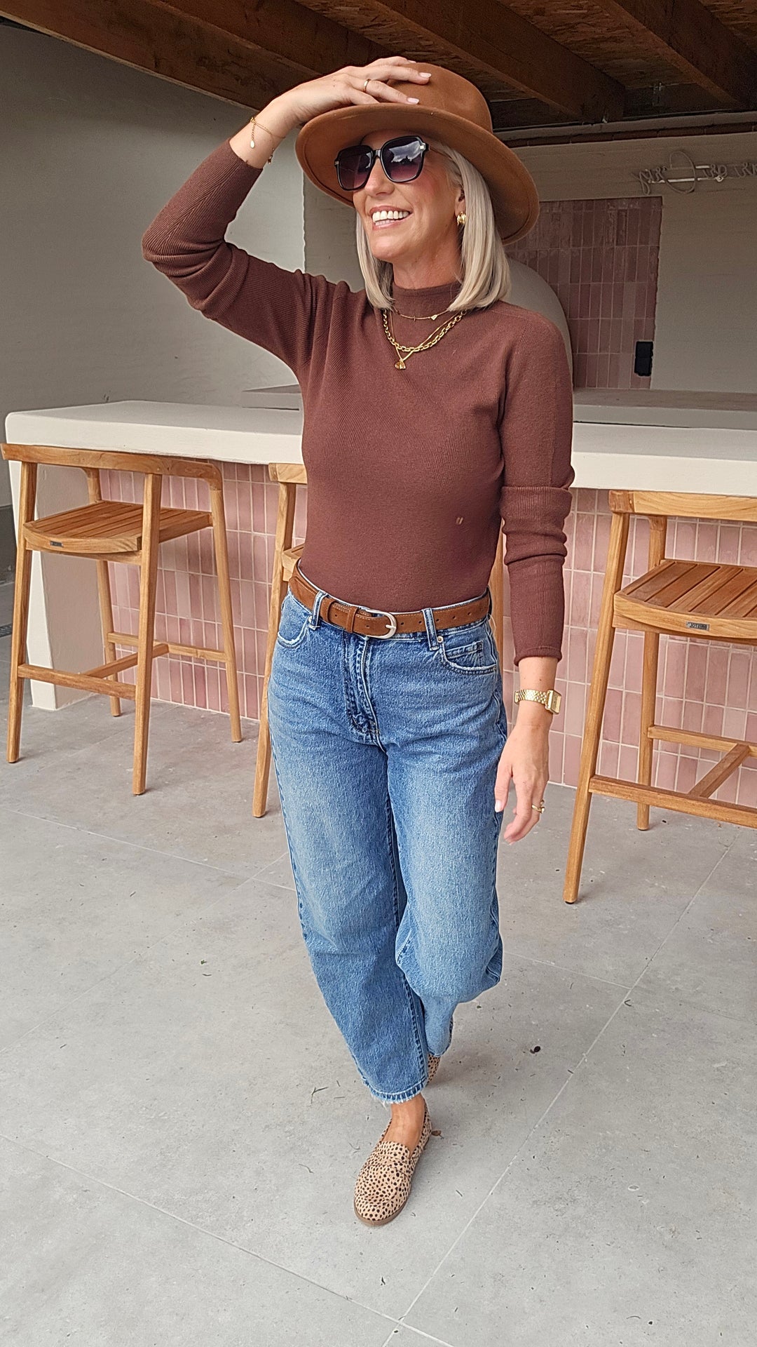 CELIA basic knit chocolat