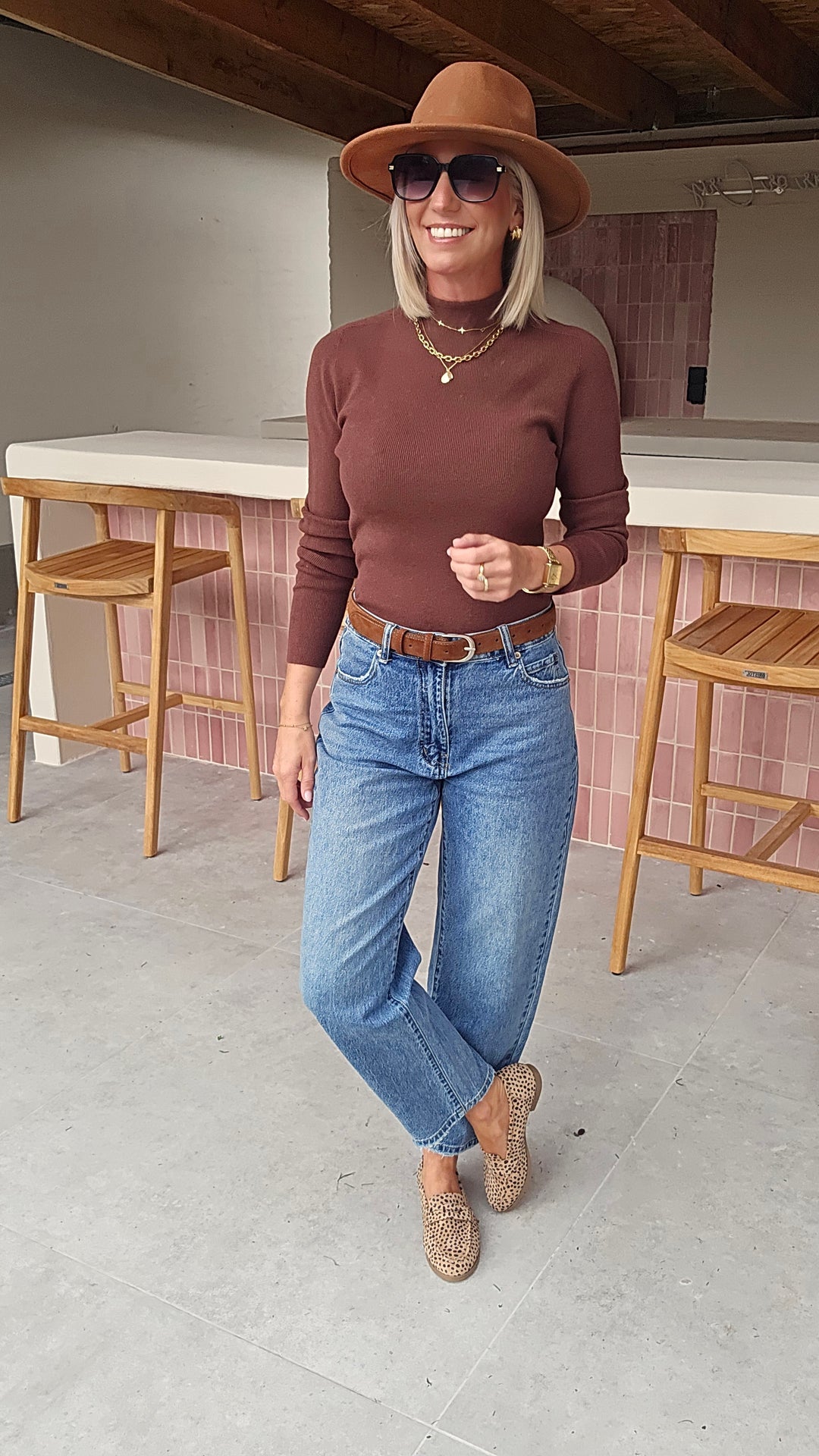 CELIA basic knit chocolat