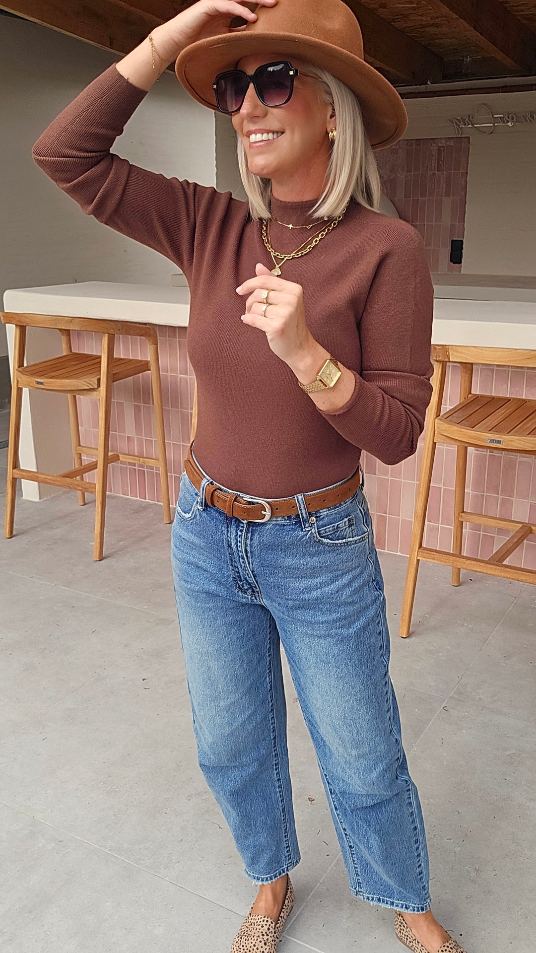 CELIA basic knit chocolat