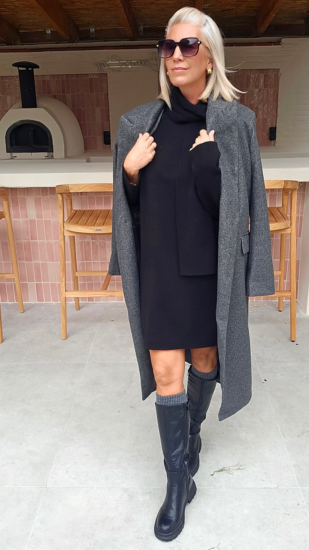 EMILY coat grey