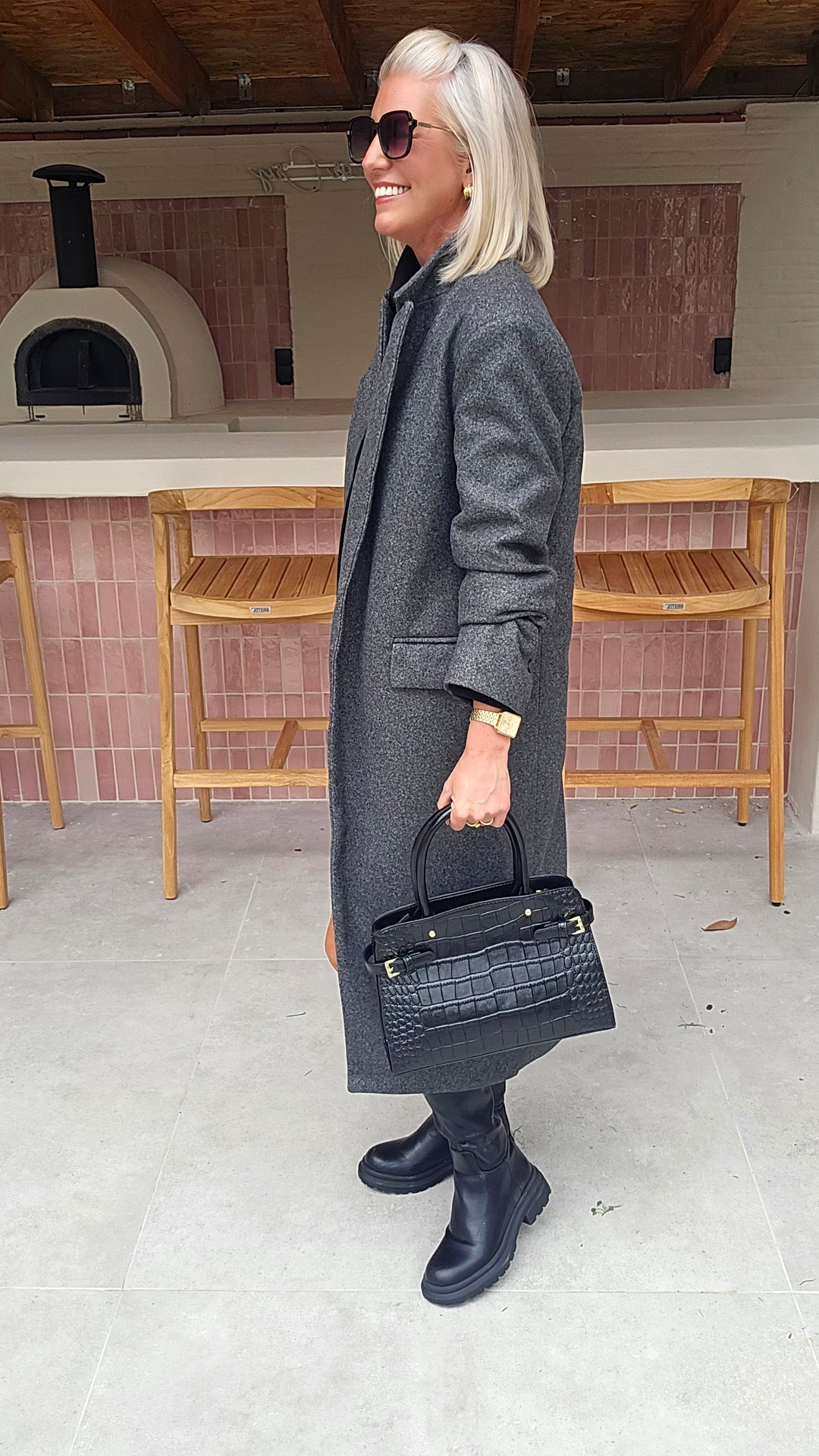 EMILY coat grey