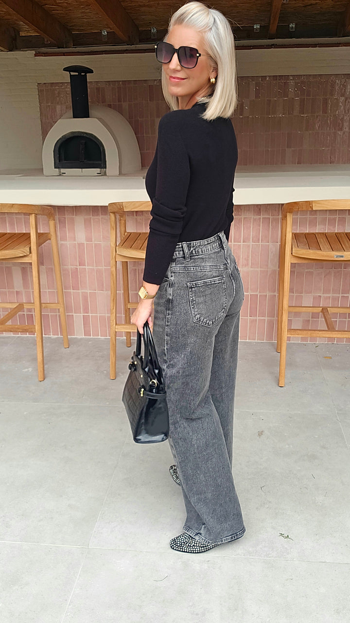CELIA basic knit black